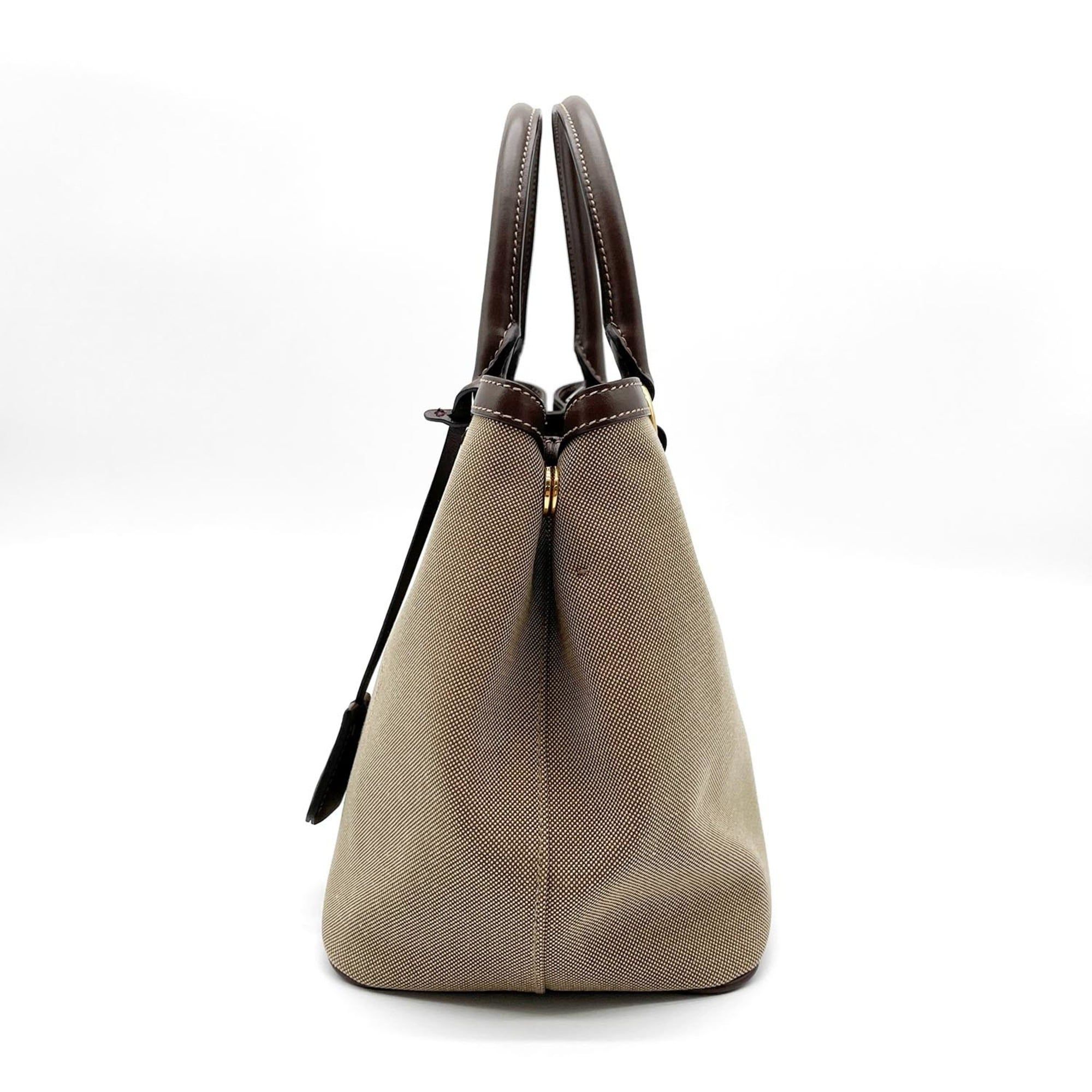 Canvas Leather Shoulder Bag (Pre-Owned) - Prada - Modalova
