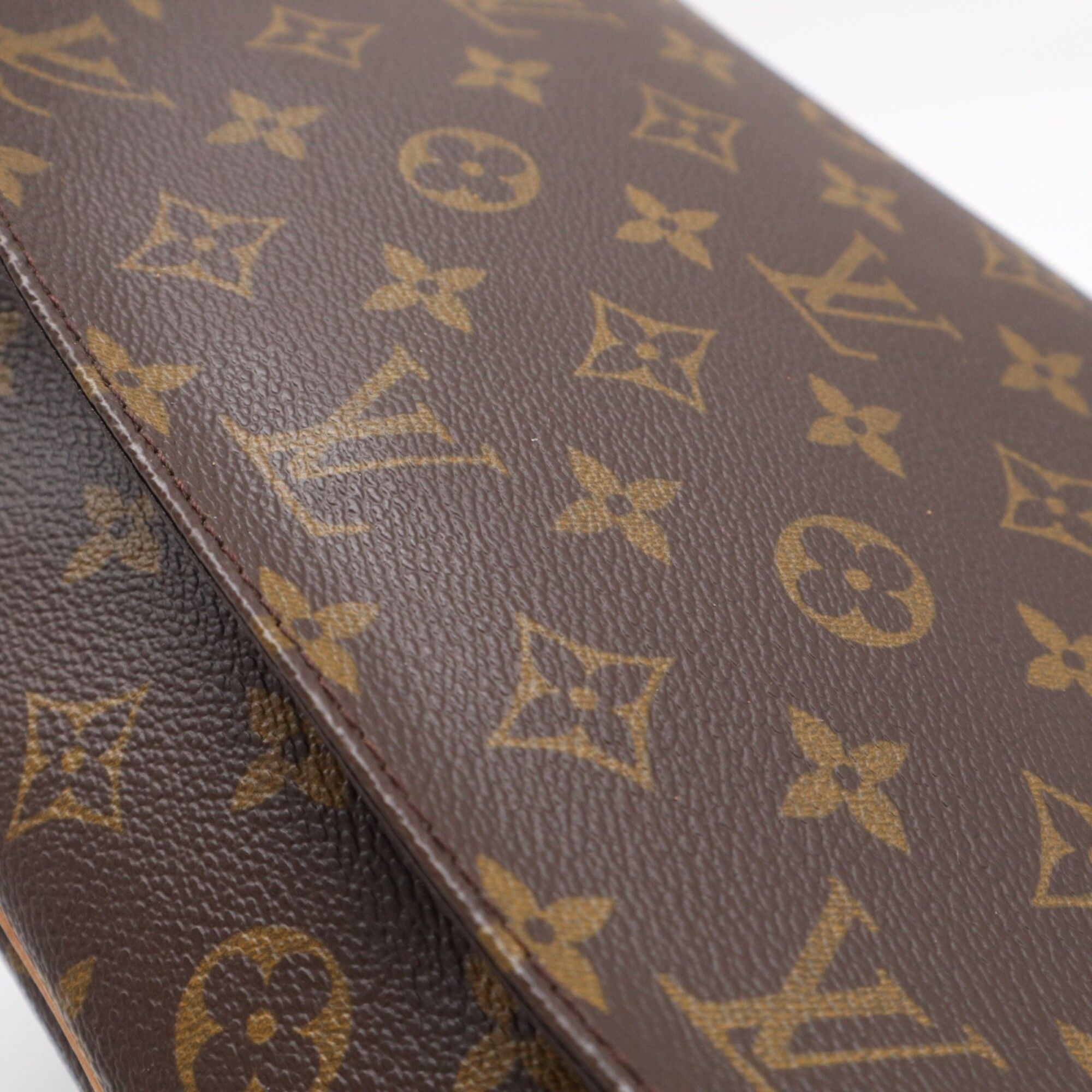 Coated Canvas Leather Shoulder Bag (Pre-Owned) - Louis Vuitton - Modalova
