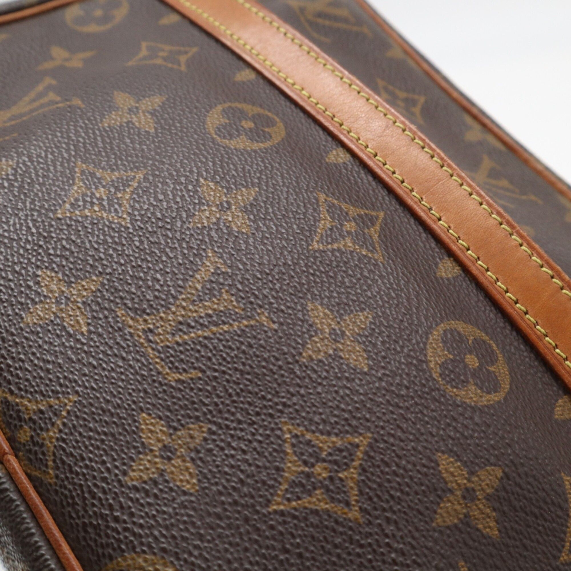 Coated Canvas Leather Shoulder Bag (Pre-Owned) - Louis Vuitton - Modalova