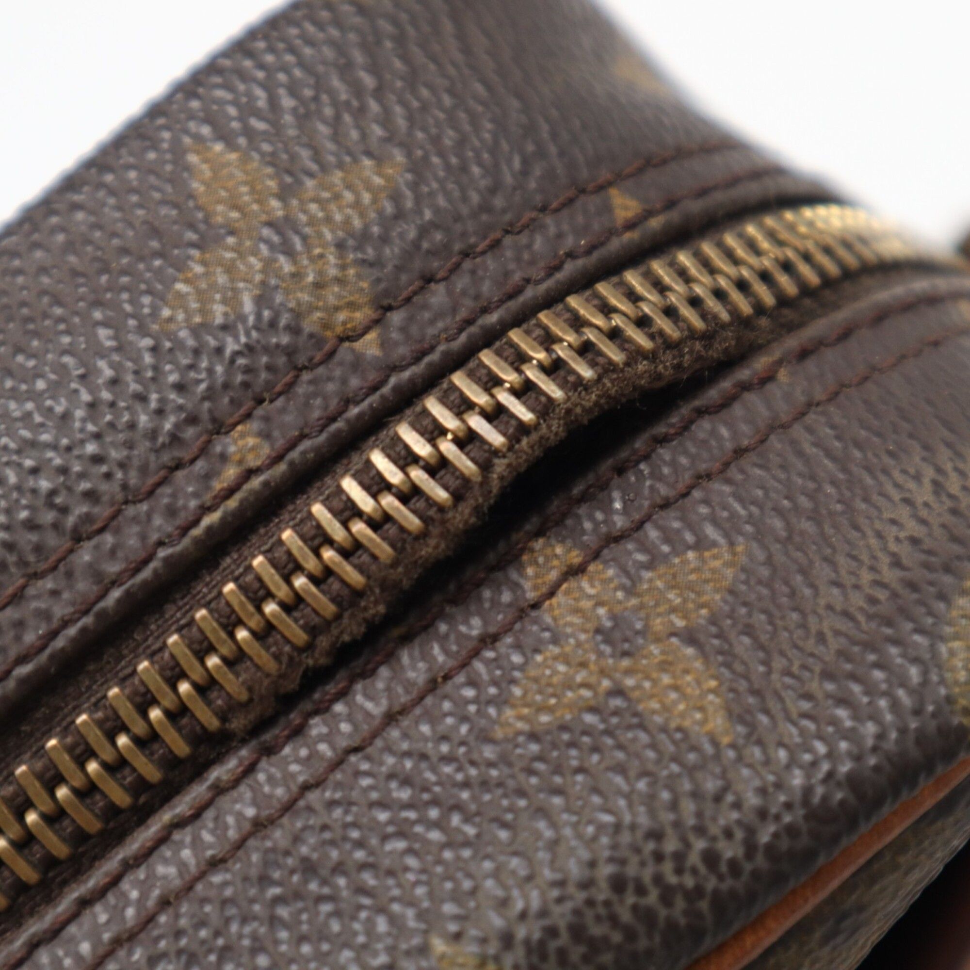 Coated Canvas Leather Shoulder Bag (Pre-Owned) - Louis Vuitton - Modalova