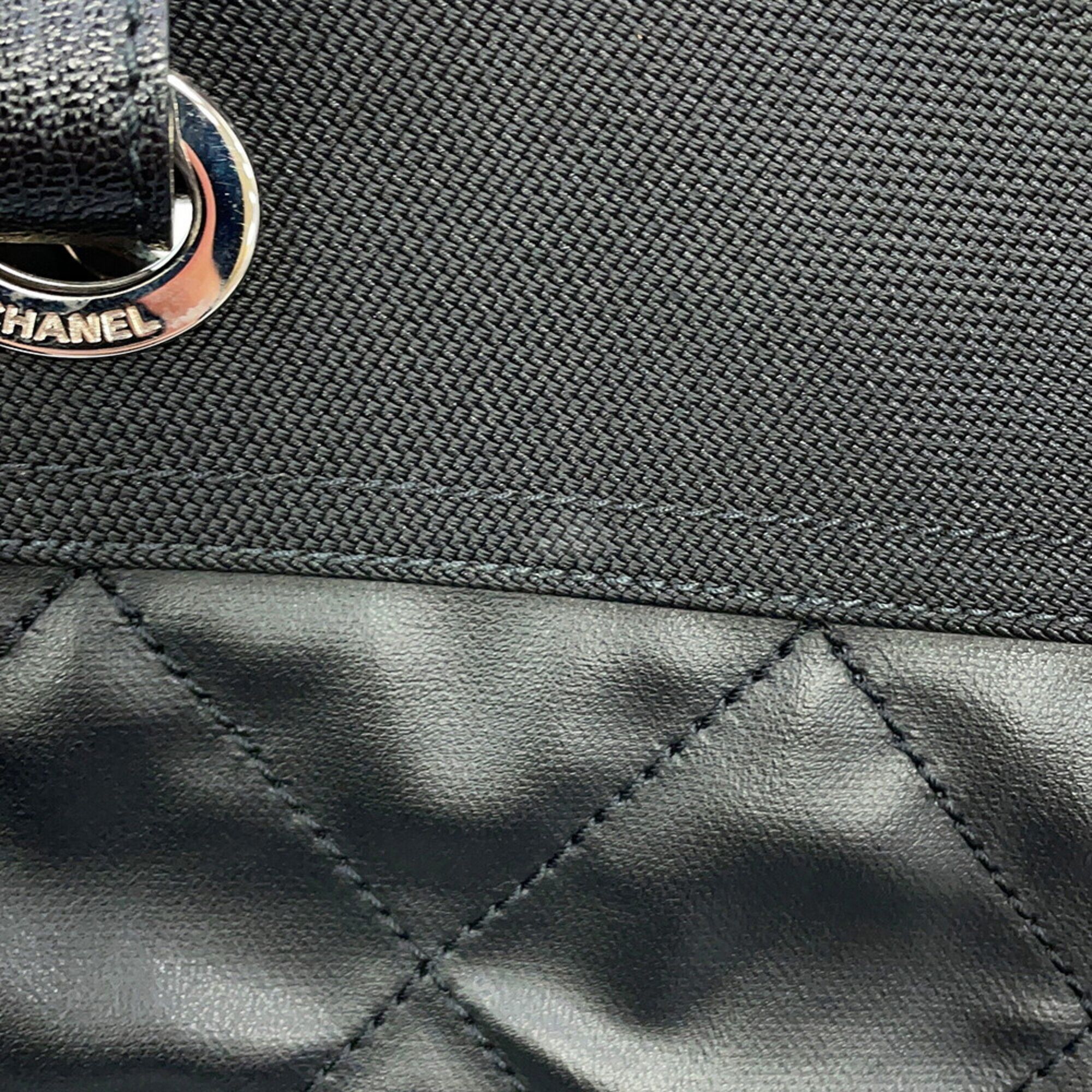 Leather Canvas Tote Bag (Pre-Owned) - Chanel - Modalova
