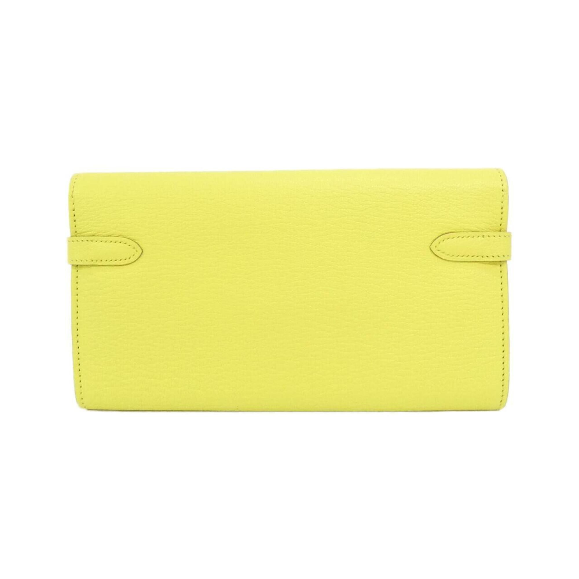 Chevre Leather Long Wallet (Bi-Fold) (Pre-Owned) - Hermes - Modalova