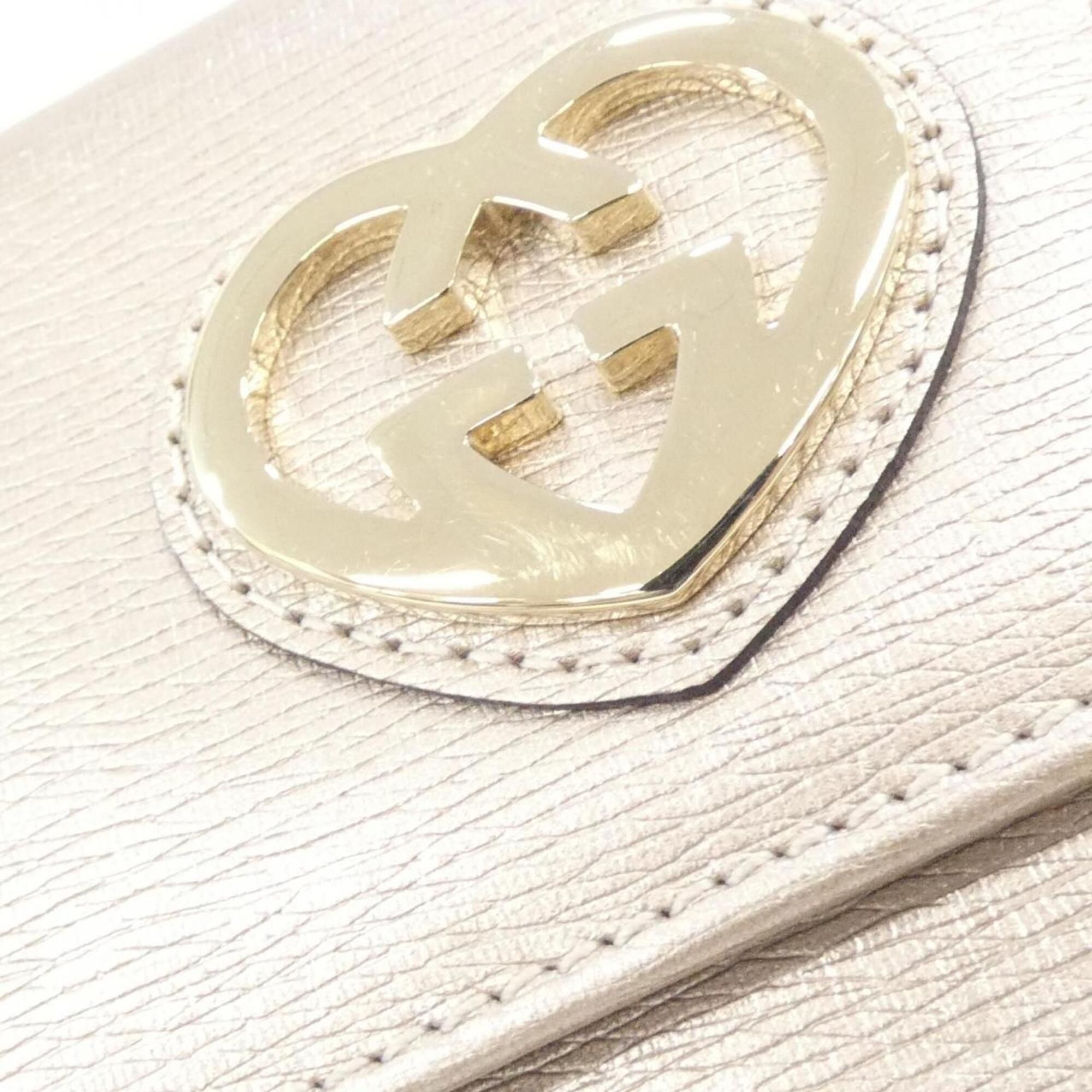 Leather Long Wallet (Bi-Fold) (Pre-Owned) - Gucci - Modalova