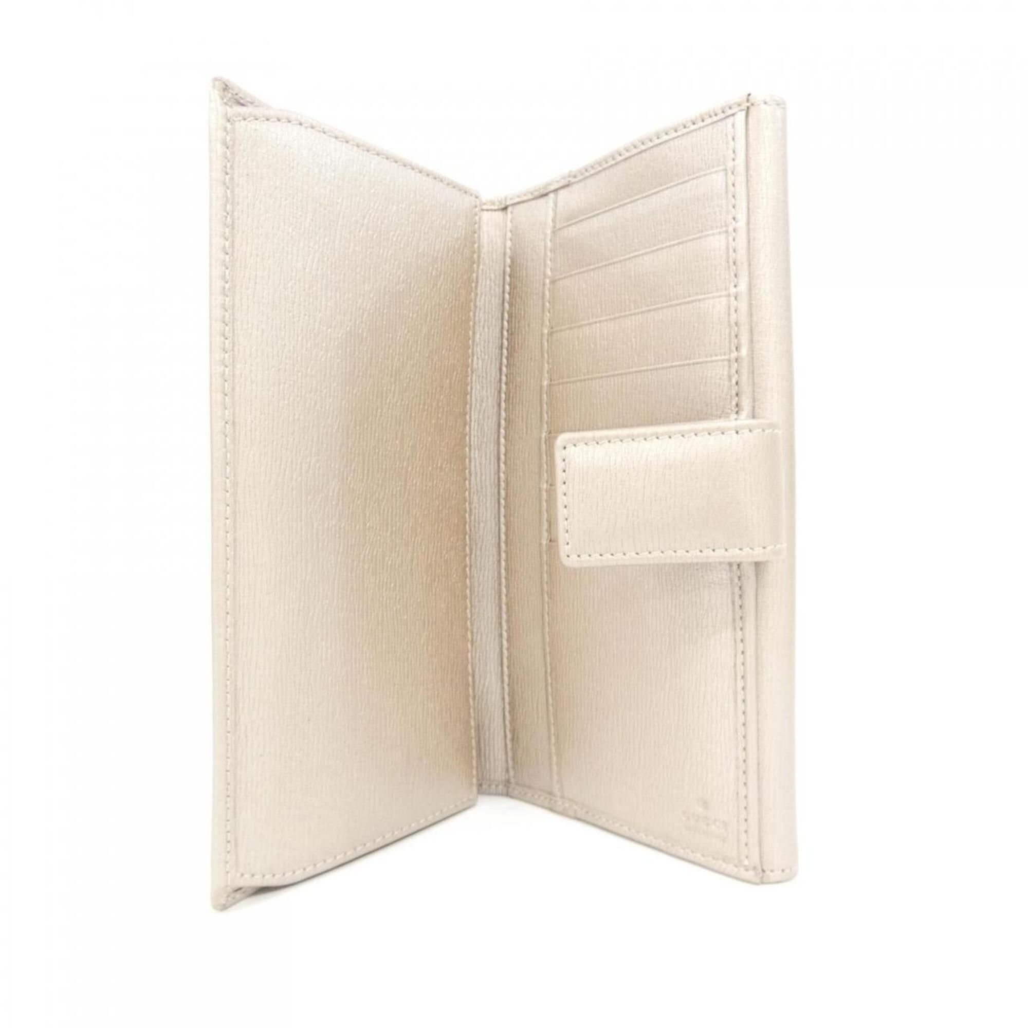 Leather Long Wallet (Bi-Fold) (Pre-Owned) - Gucci - Modalova