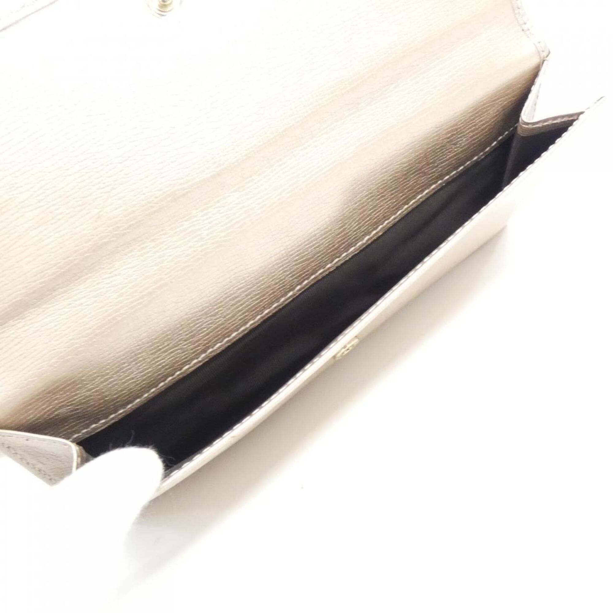 Leather Long Wallet (Bi-Fold) (Pre-Owned) - Gucci - Modalova