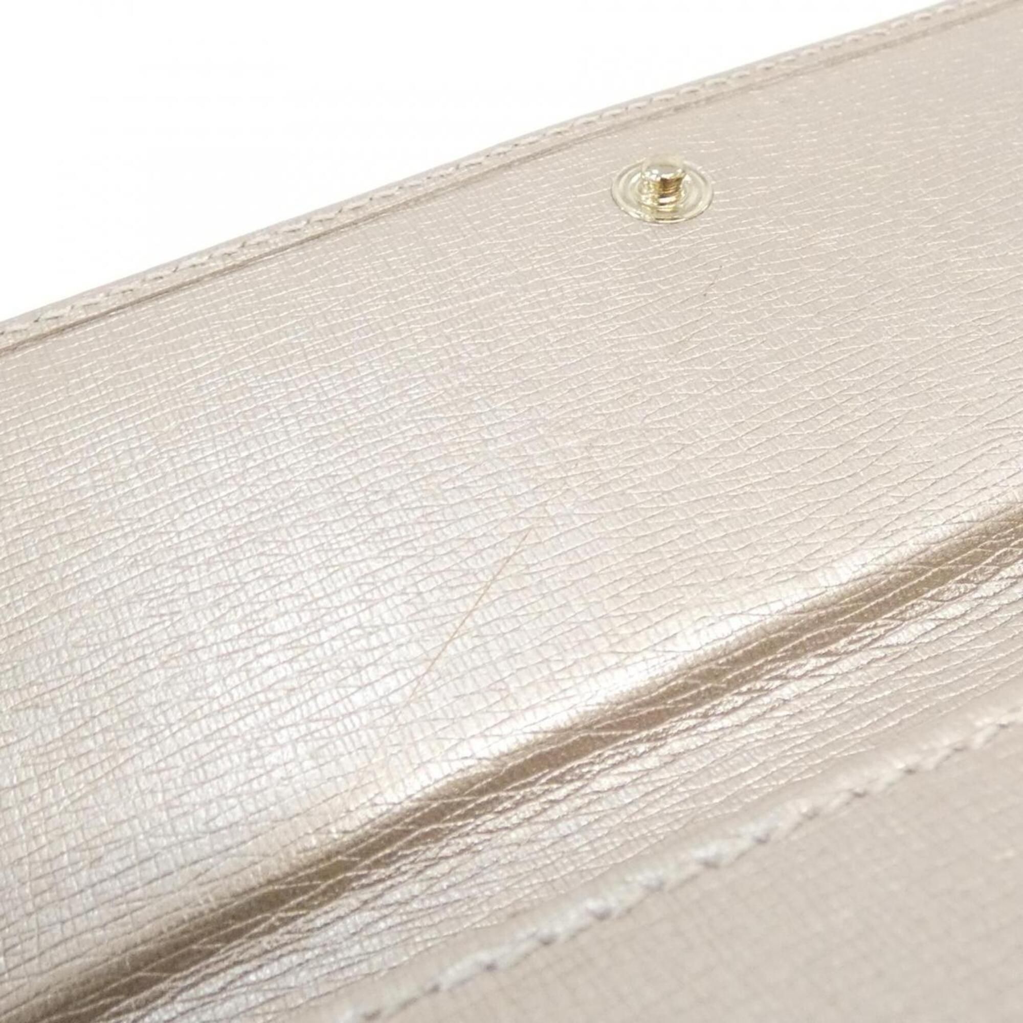 Leather Long Wallet (Bi-Fold) (Pre-Owned) - Gucci - Modalova