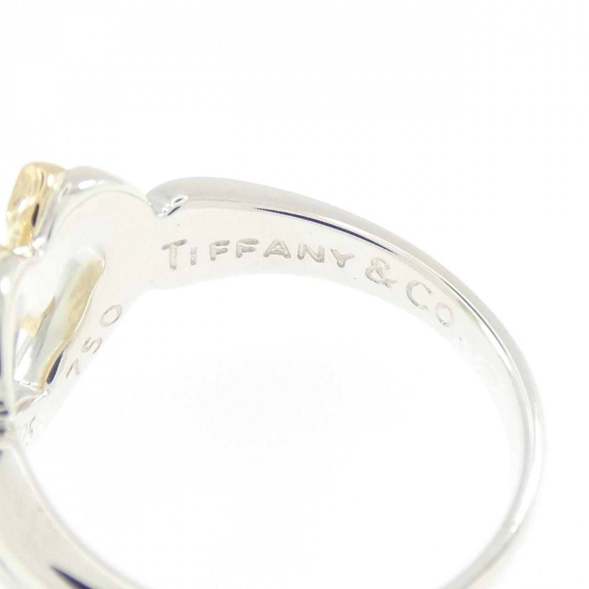 Yellow Gold (18K) Silver 925 Band Ring (Pre-Owned) - Tiffany - Modalova