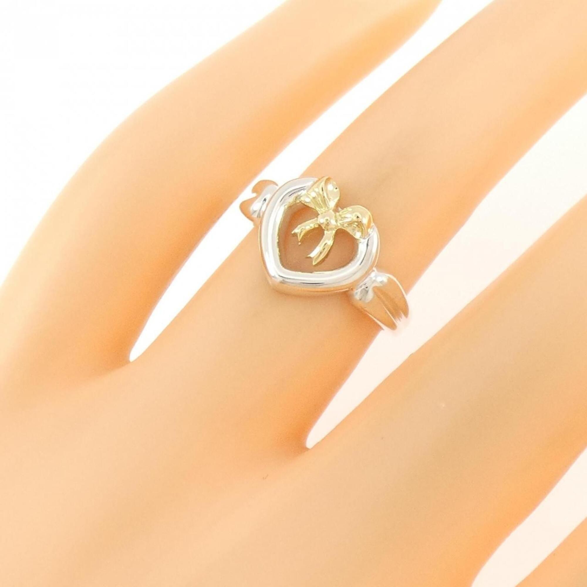 Yellow Gold (18K) Silver 925 Band Ring (Pre-Owned) - Tiffany - Modalova