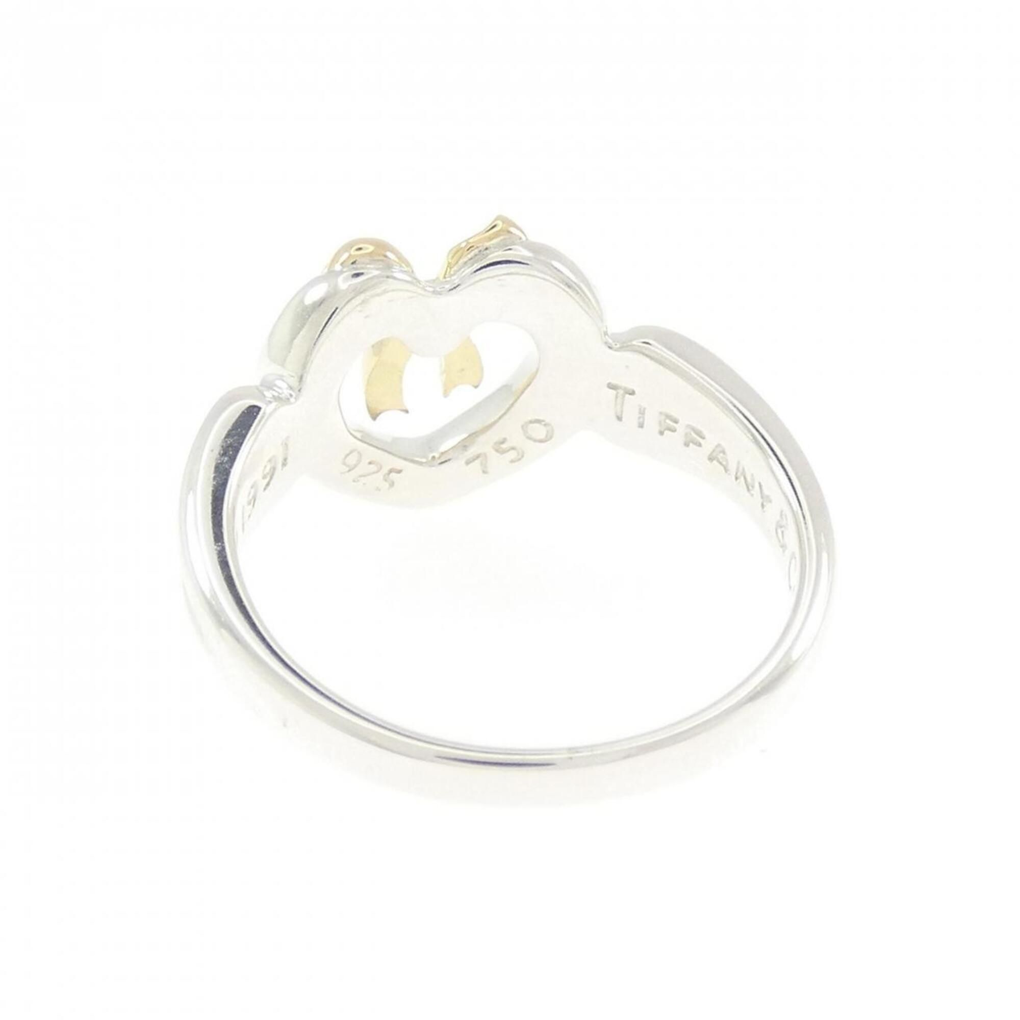 Yellow Gold (18K) Silver 925 Band Ring (Pre-Owned) - Tiffany - Modalova