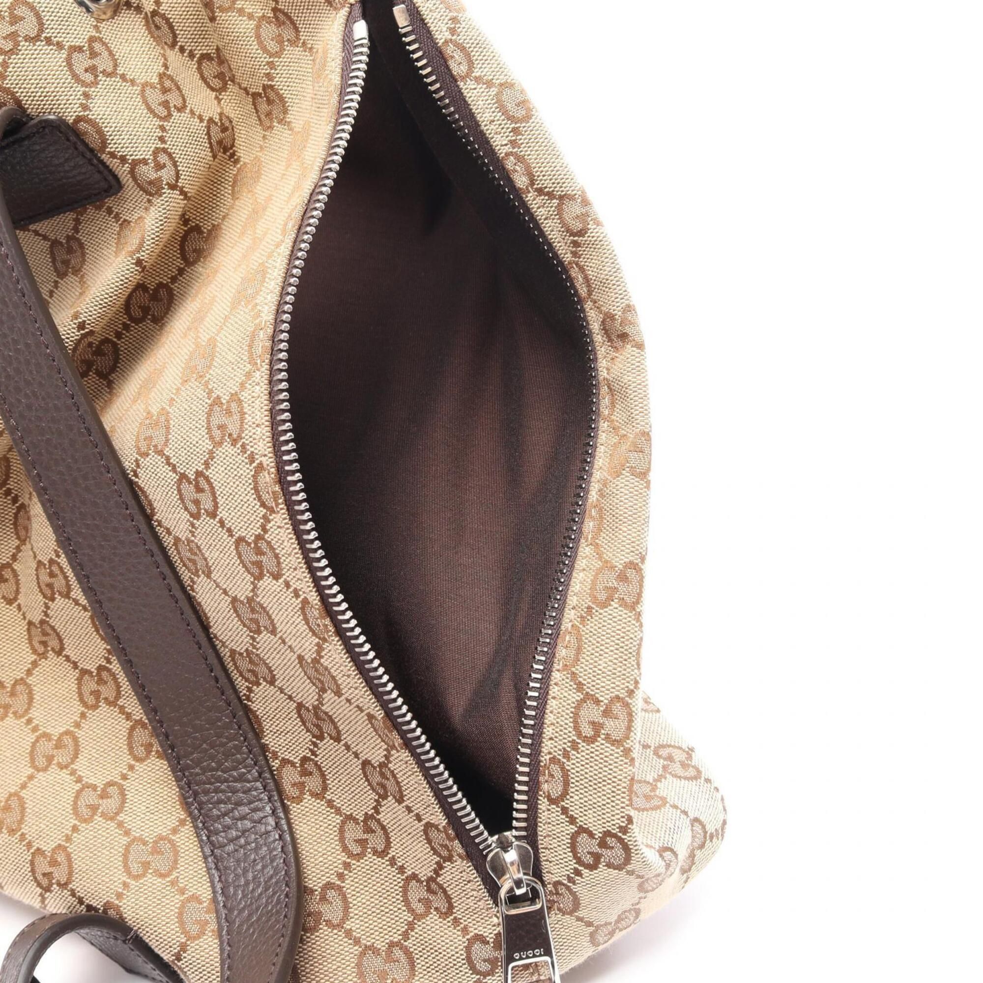 Canvas Leather Backpack Handbag (Pre-Owned) - Gucci - Modalova