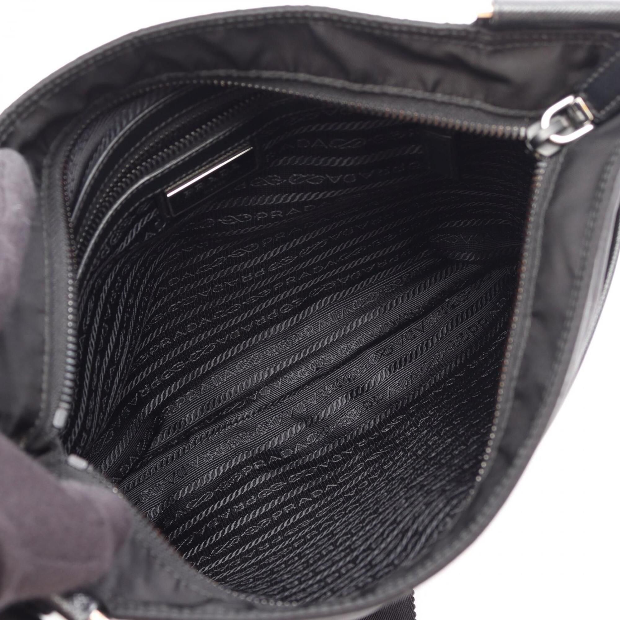 Nylon Leather Handbag Shoulder Bag (Pre-Owned) - Prada - Modalova