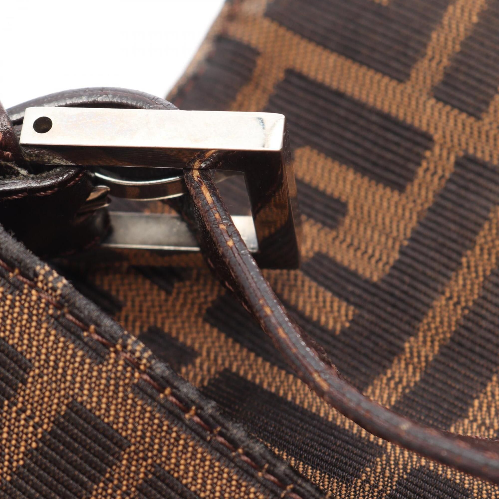 Canvas Leather Handbag Shoulder Bag (Pre-Owned) - Fendi - Modalova