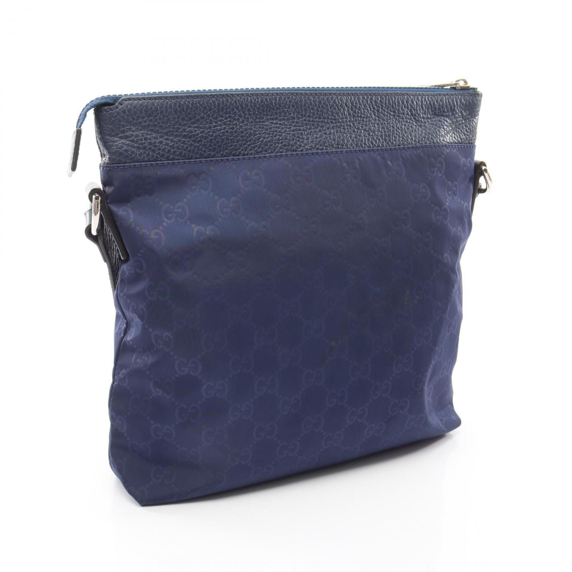Nylon Leather Handbag Shoulder Bag (Pre-Owned) - Gucci - Modalova