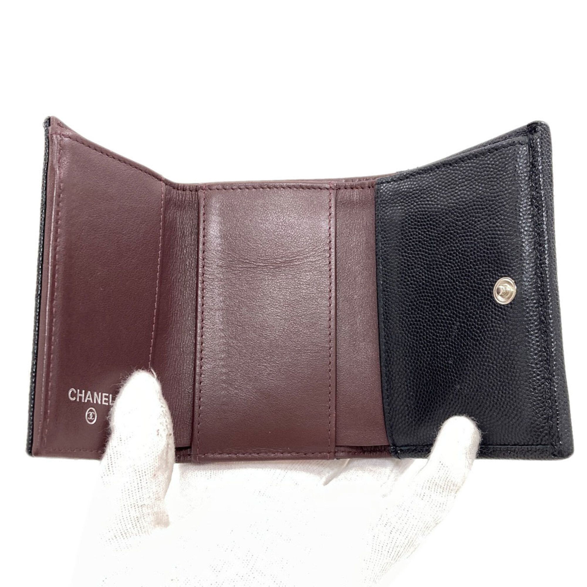 Matelasse Leather Wallet (Tri-Fold) (Pre-Owned) - Chanel - Modalova
