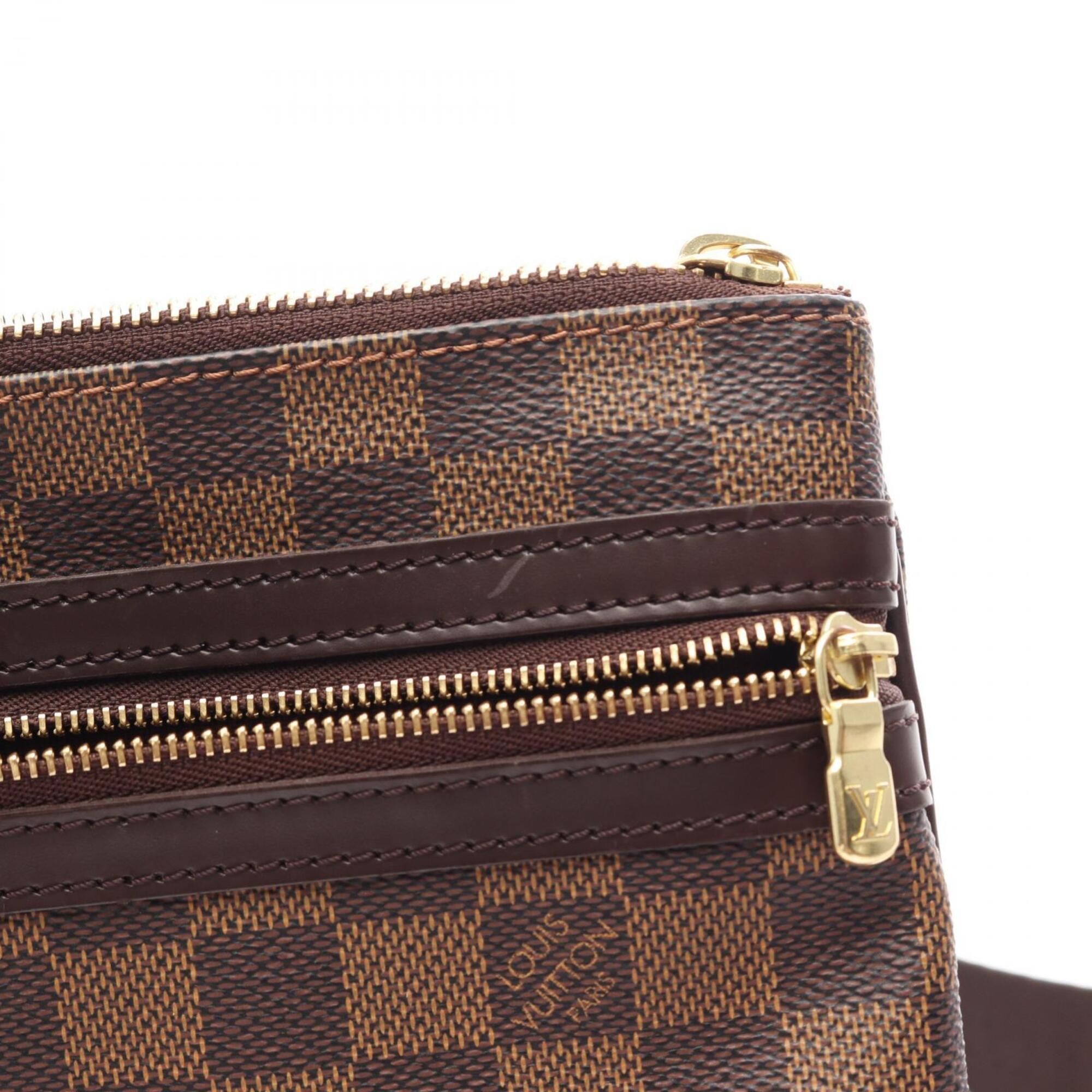 Coated Canvas Leather Handbag Pochette Shoulder Bag (Pre-Owned) - Louis Vuitton - Modalova