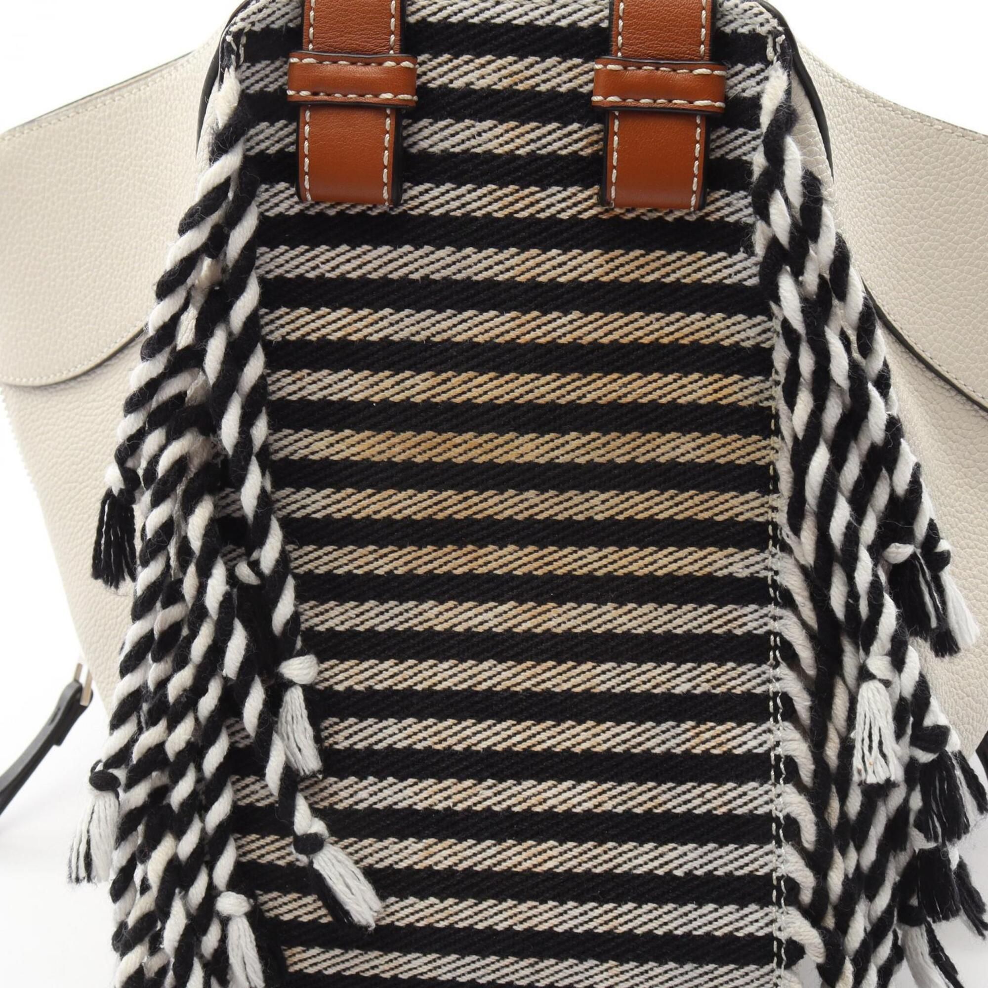 Leather Canvas Handbag (Pre-Owned) - Loewe - Modalova