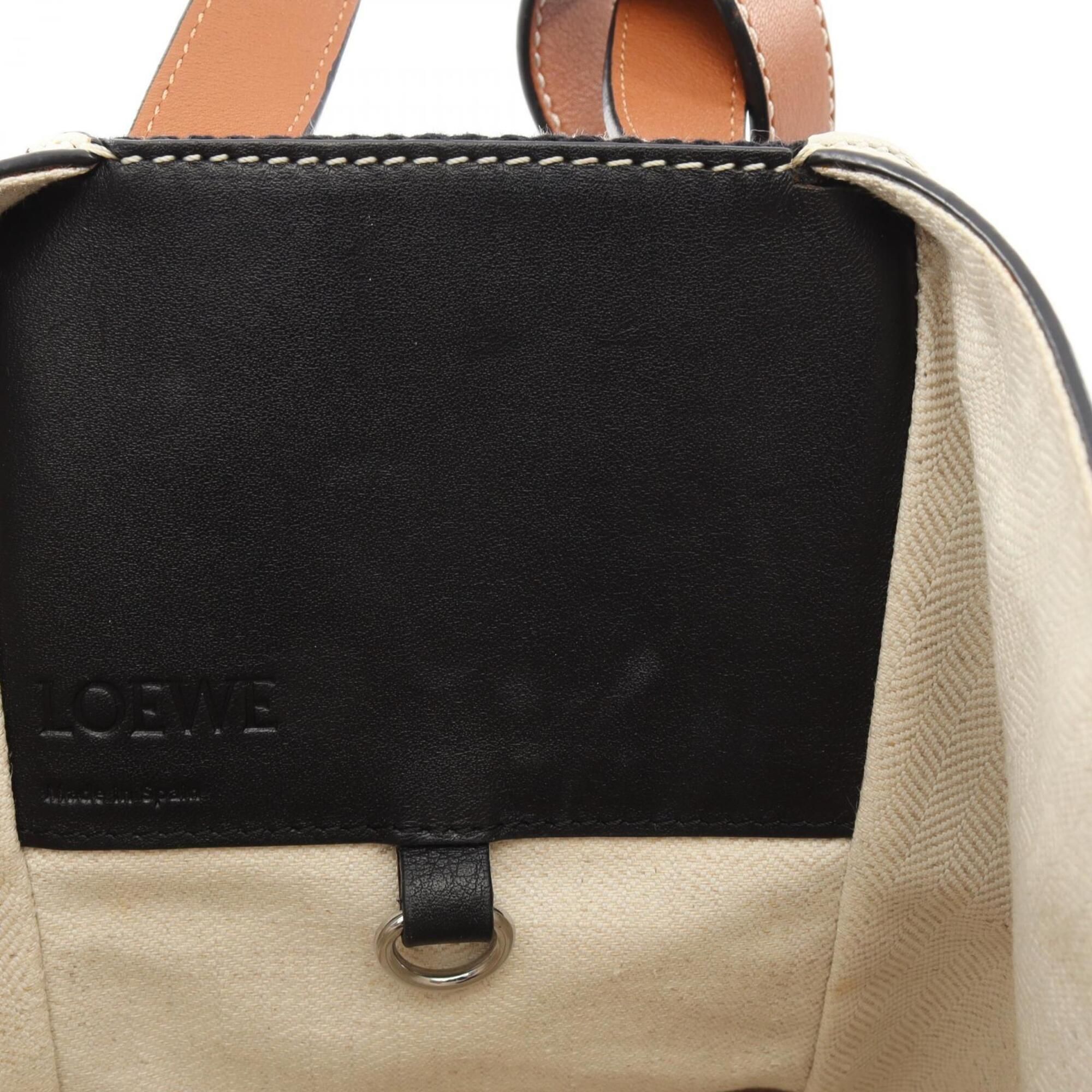 Leather Canvas Handbag (Pre-Owned) - Loewe - Modalova