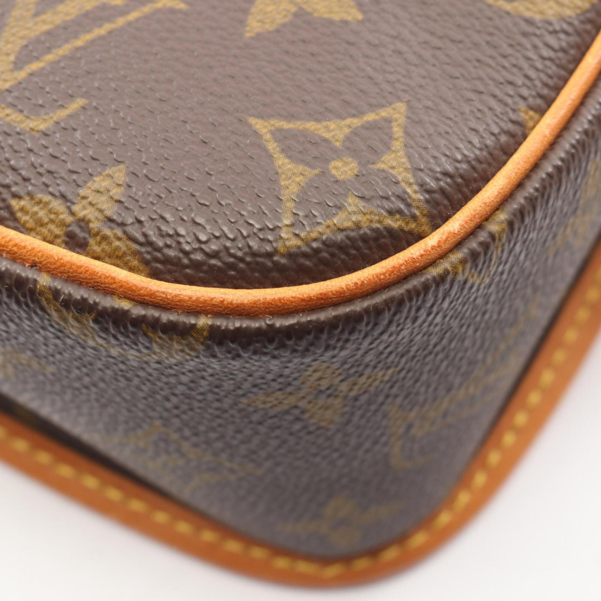 Coated Canvas Leather Handbag Shoulder Bag (Pre-Owned) - Louis Vuitton - Modalova