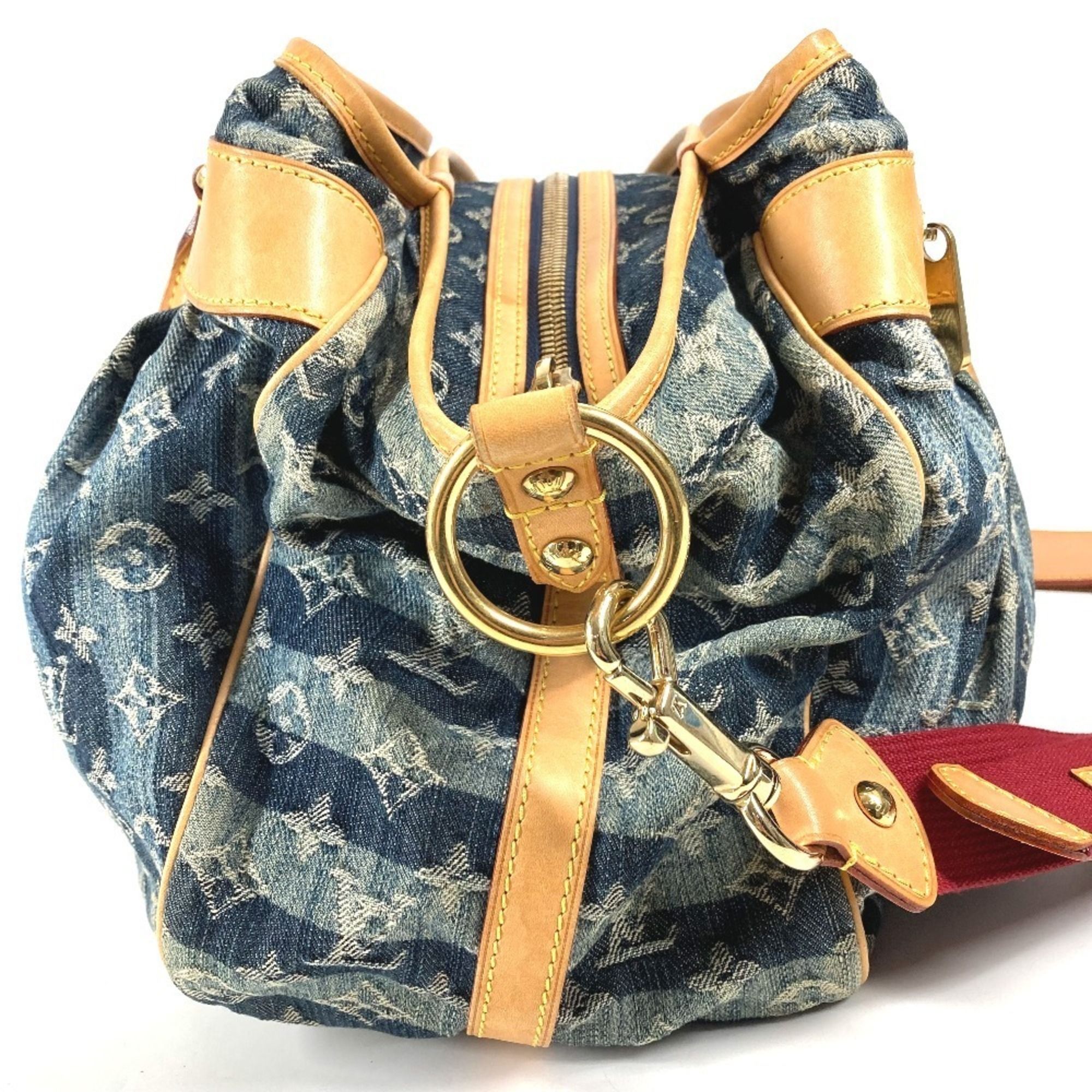 Monogram Denim Handbag Shoulder Bag (Pre-Owned) - Louis Vuitton - Modalova