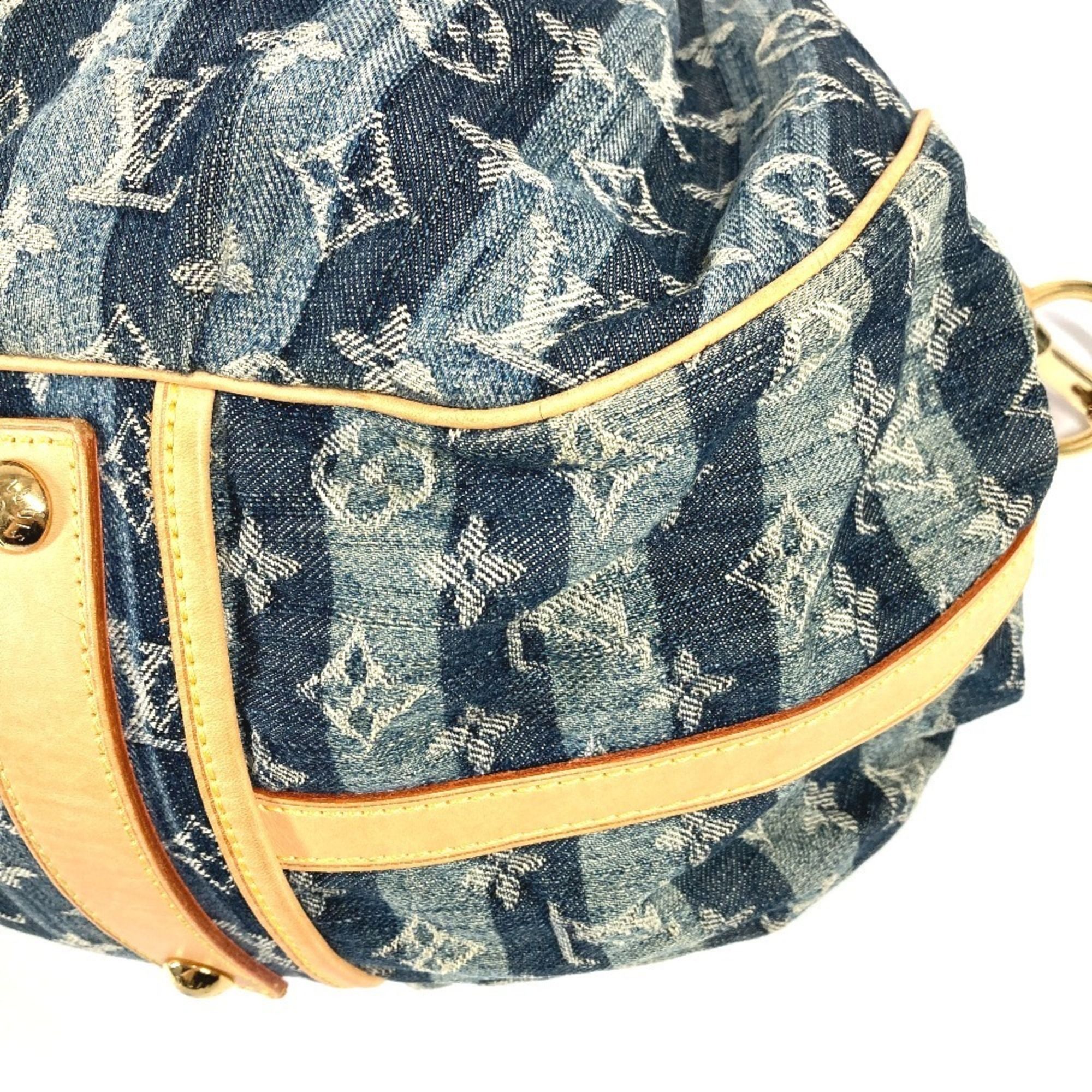 Monogram Denim Handbag Shoulder Bag (Pre-Owned) - Louis Vuitton - Modalova