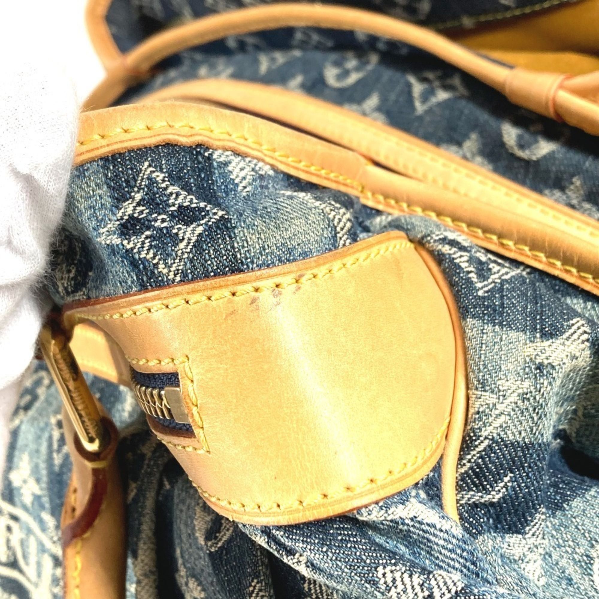 Monogram Denim Handbag Shoulder Bag (Pre-Owned) - Louis Vuitton - Modalova