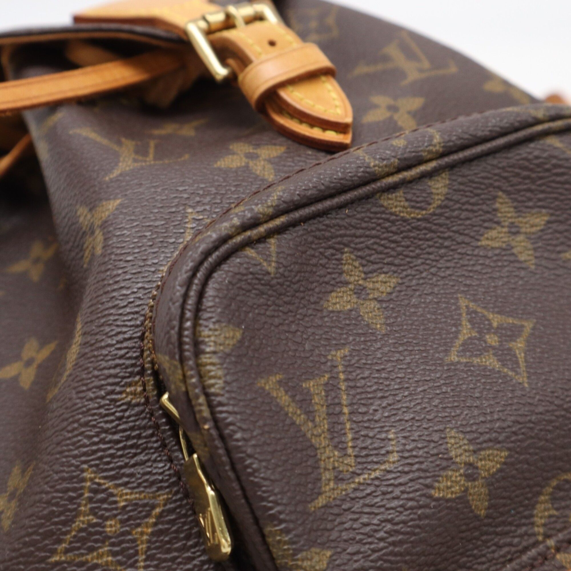 Coated Canvas Leather Backpack (Pre-Owned) - Louis Vuitton - Modalova