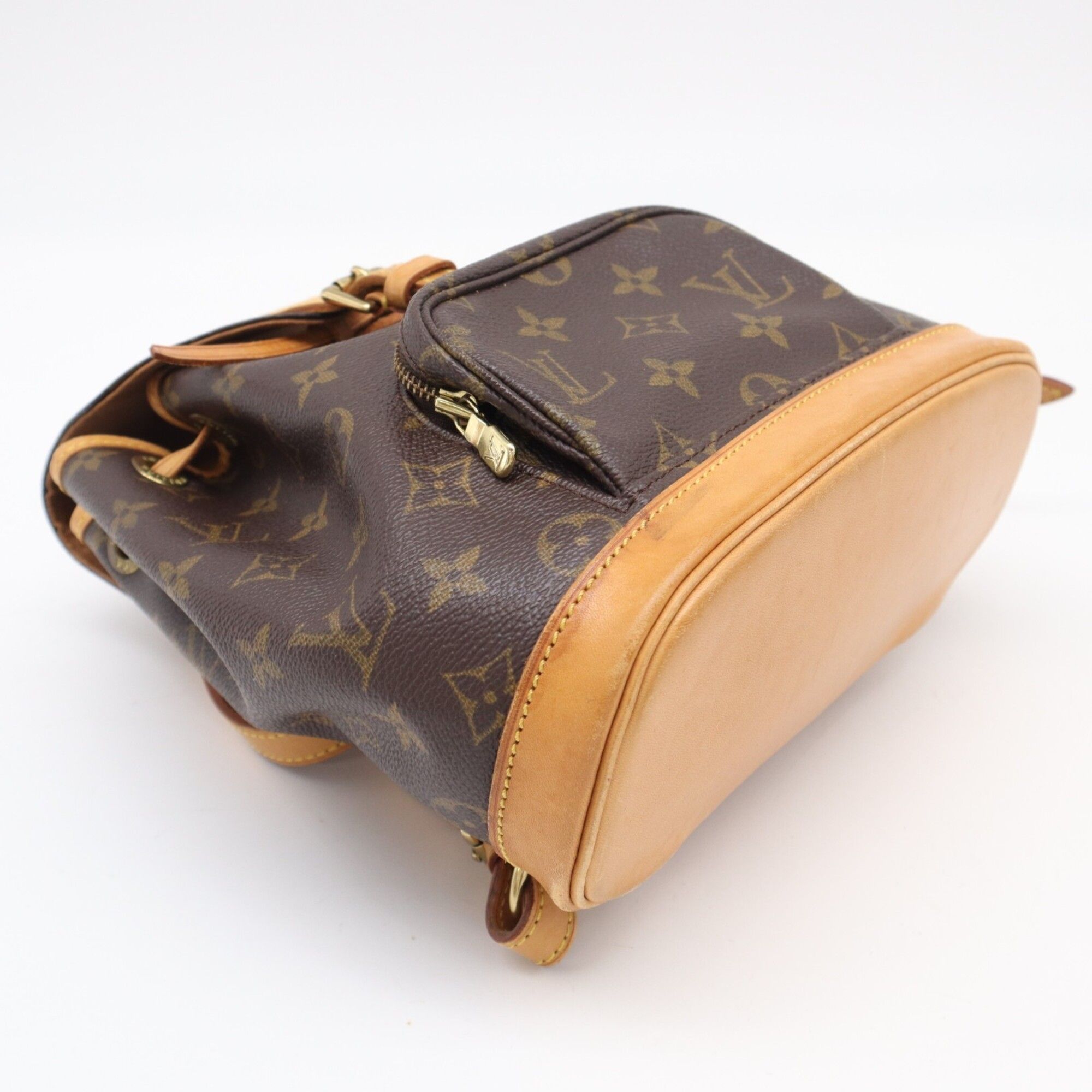 Coated Canvas Leather Backpack (Pre-Owned) - Louis Vuitton - Modalova