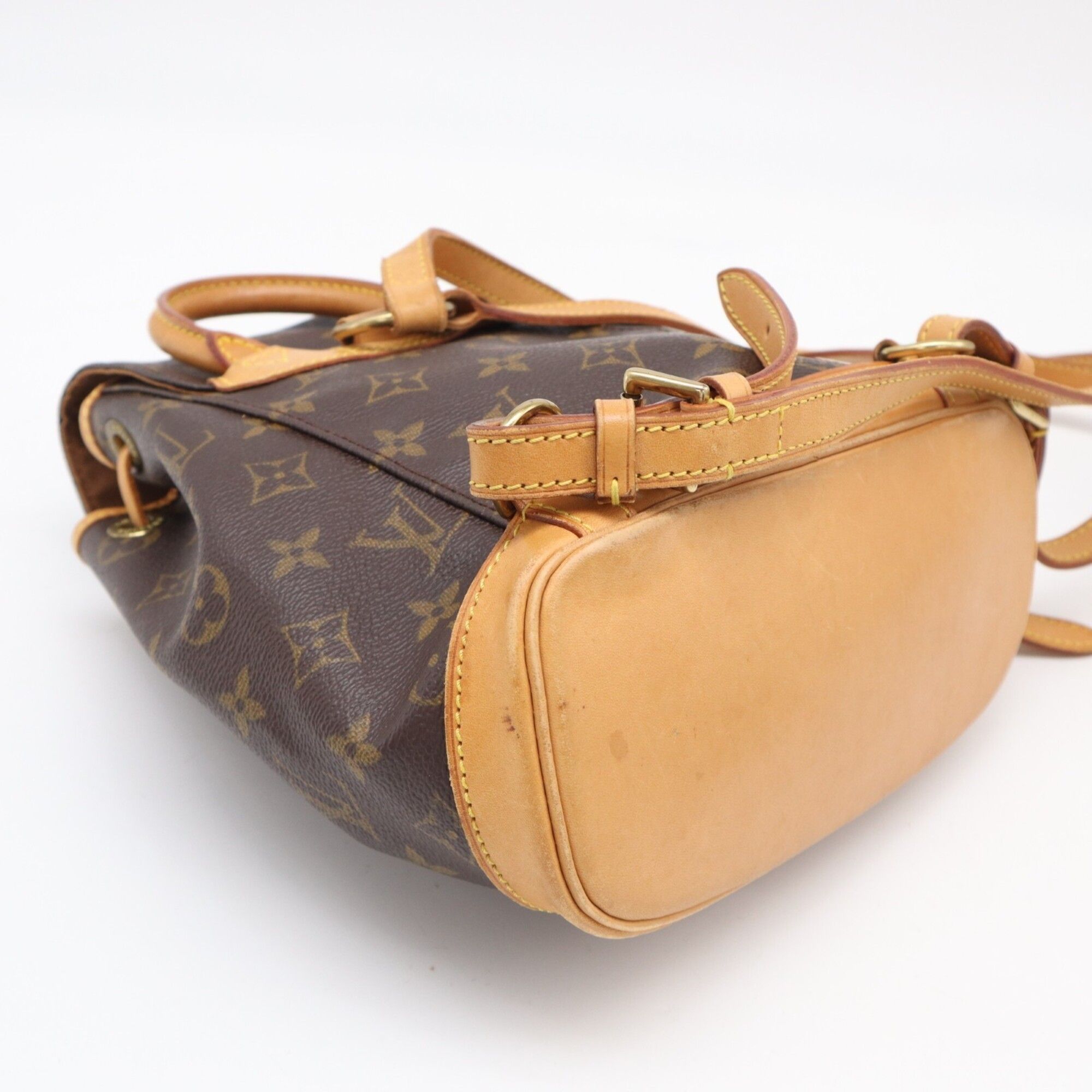 Coated Canvas Leather Backpack (Pre-Owned) - Louis Vuitton - Modalova