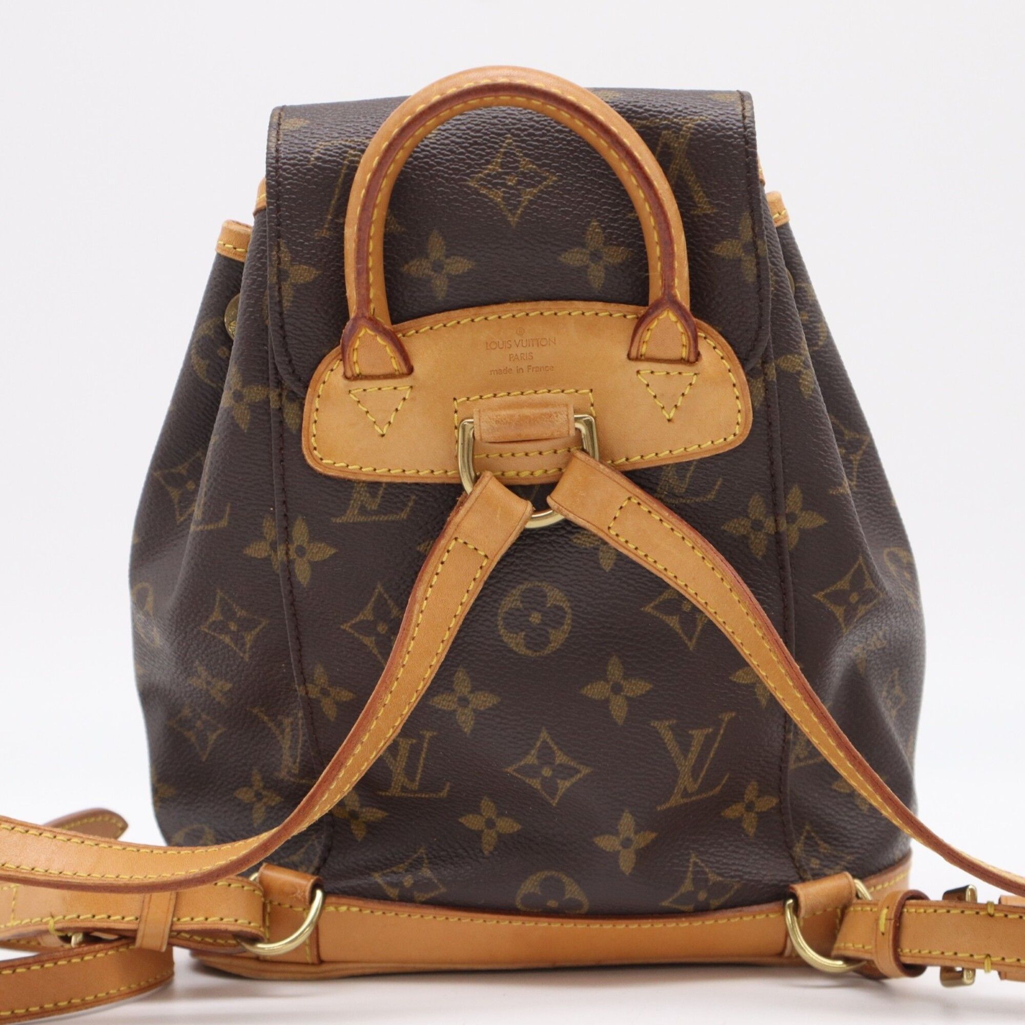 Coated Canvas Leather Backpack (Pre-Owned) - Louis Vuitton - Modalova