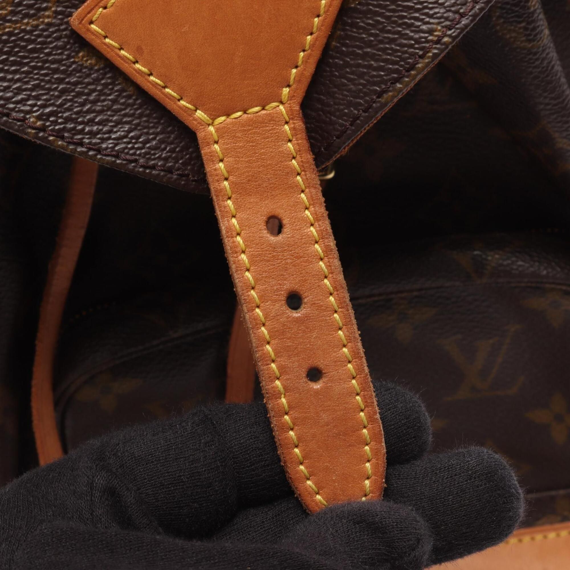 Coated Canvas Pvc Monogram Leather Backpack Handbag (Pre-Owned) - Louis Vuitton - Modalova