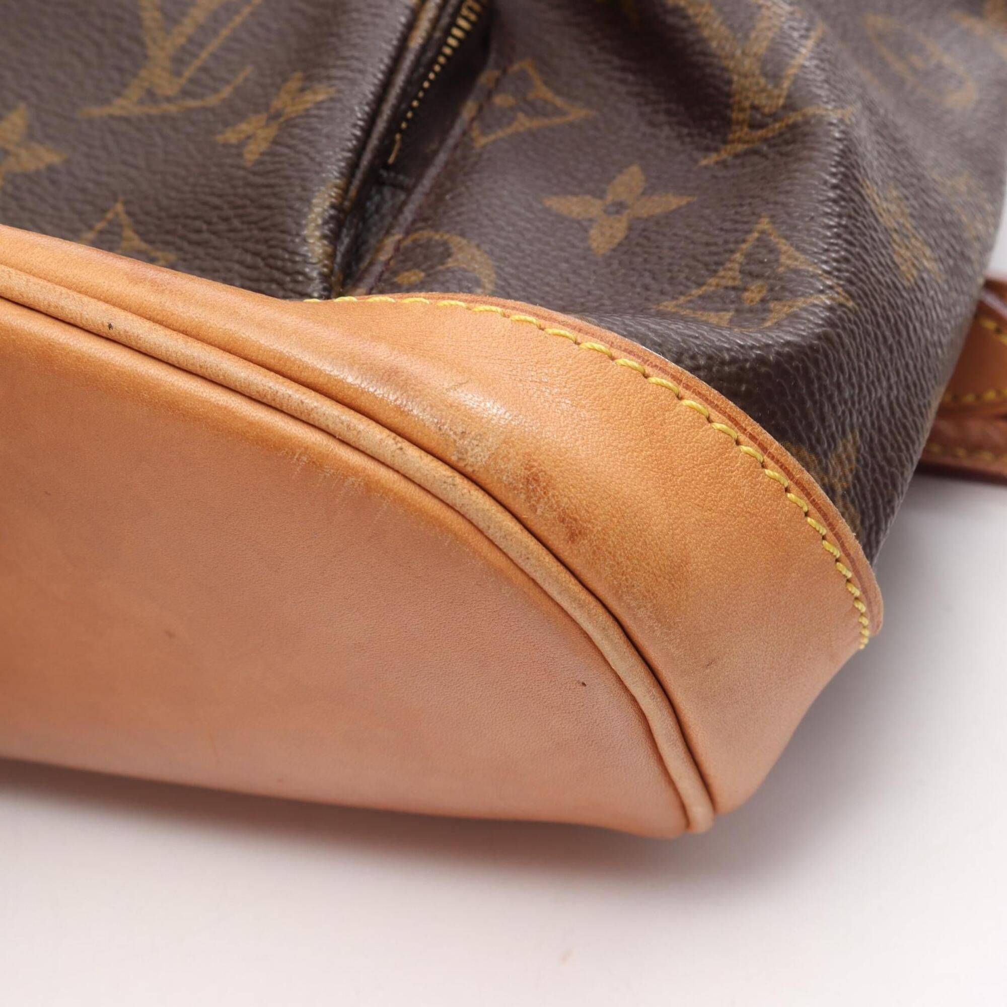 Coated Canvas Pvc Monogram Leather Backpack Handbag (Pre-Owned) - Louis Vuitton - Modalova