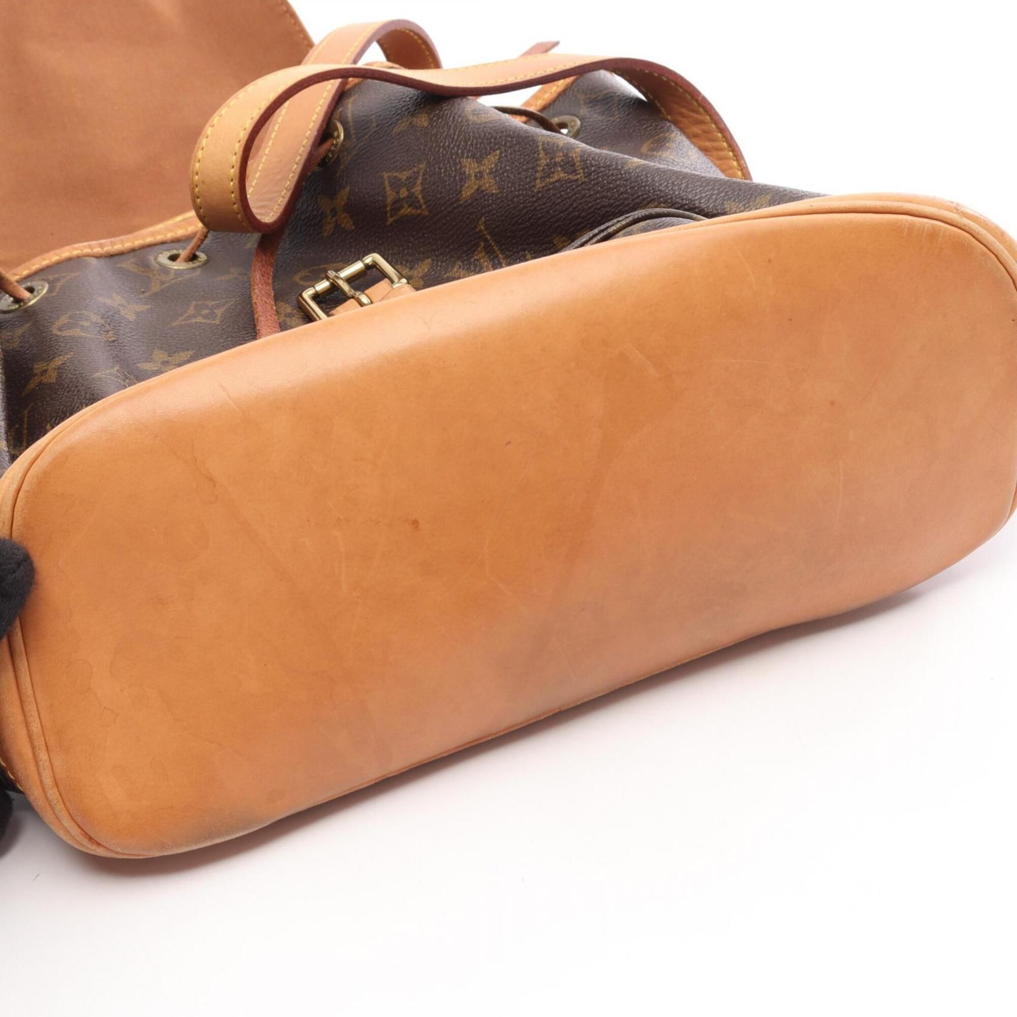 Coated Canvas Pvc Monogram Leather Backpack Handbag (Pre-Owned) - Louis Vuitton - Modalova
