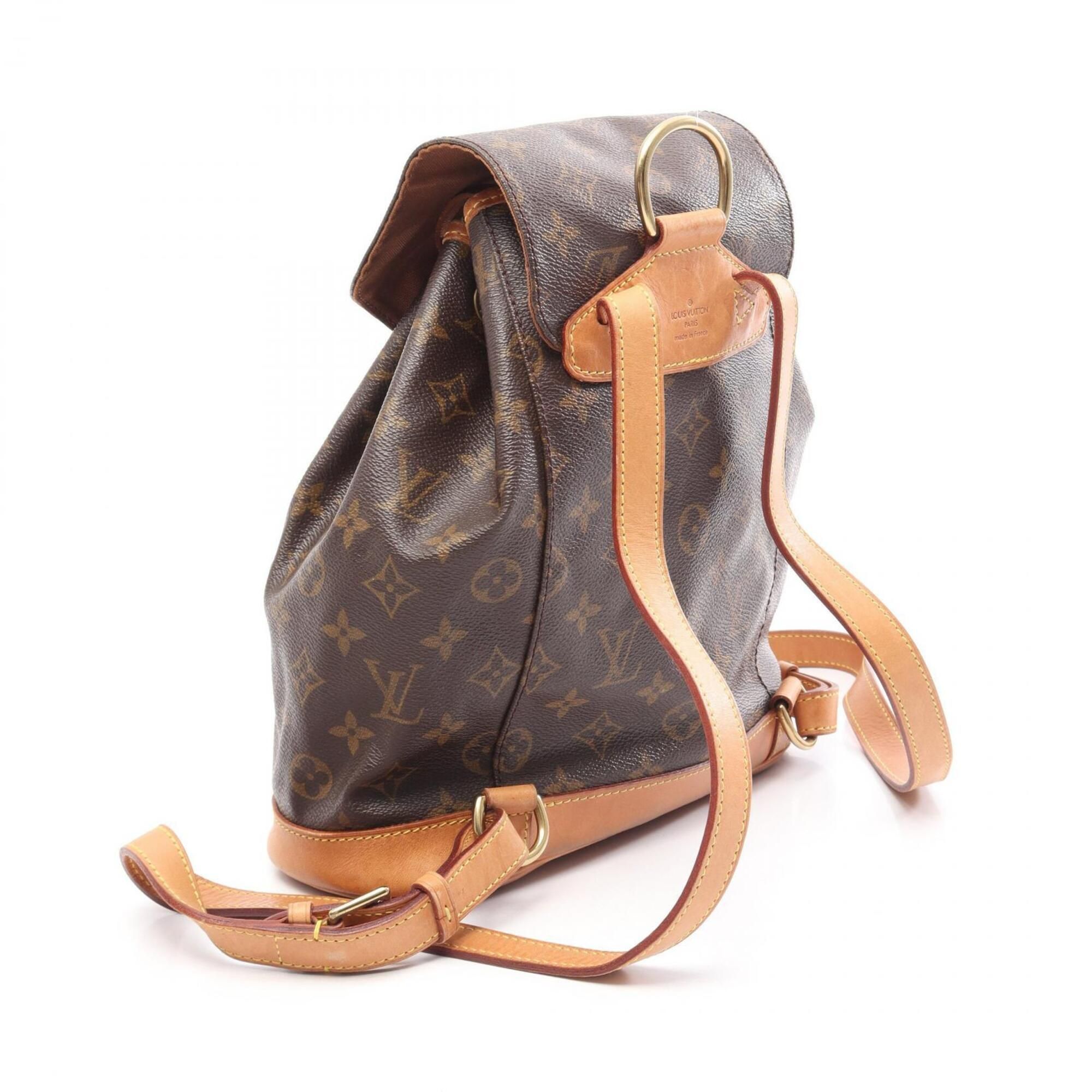 Coated Canvas Pvc Monogram Leather Backpack Handbag (Pre-Owned) - Louis Vuitton - Modalova