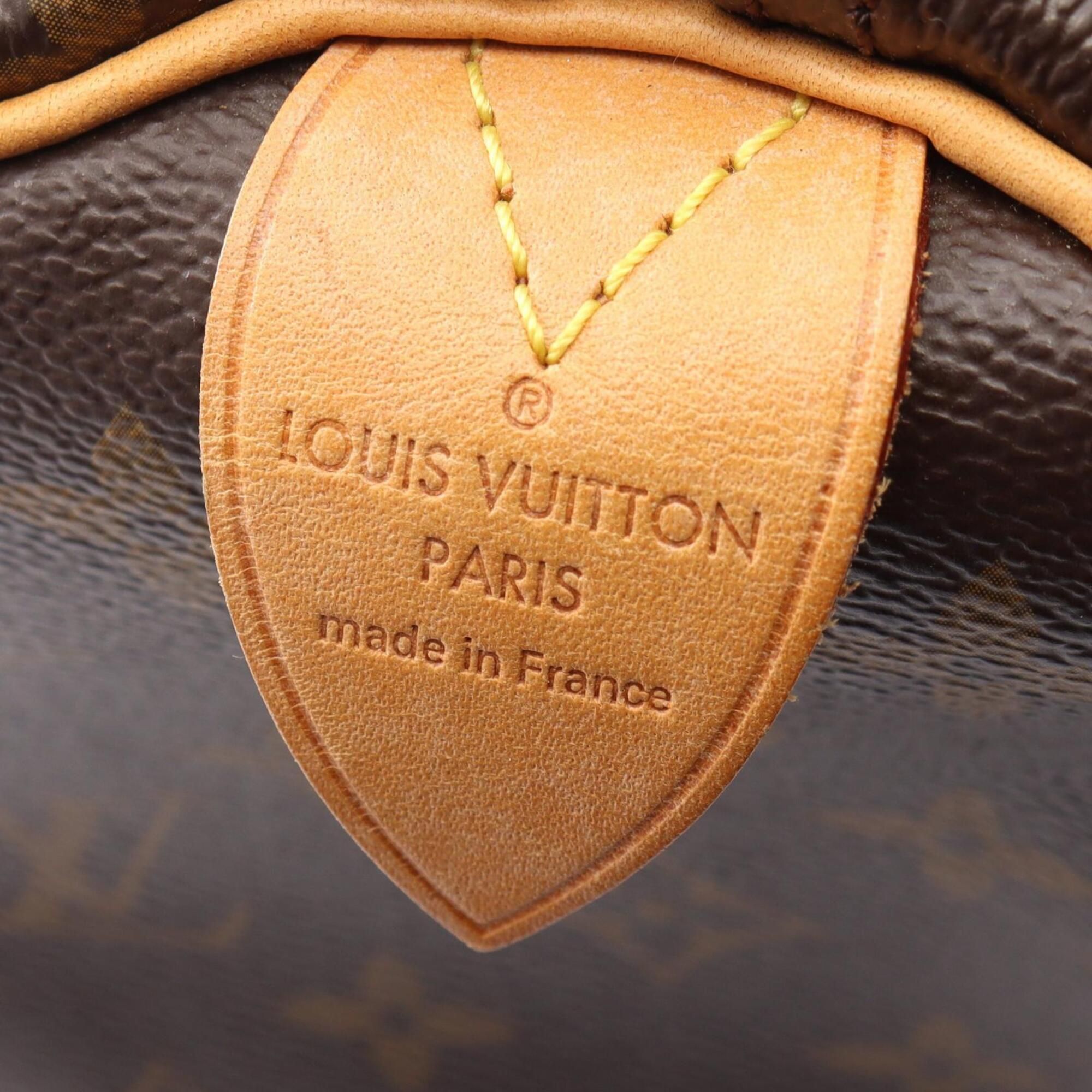 Coated Canvas Pvc Monogram Leather Handbag (Pre-Owned) - Louis Vuitton - Modalova