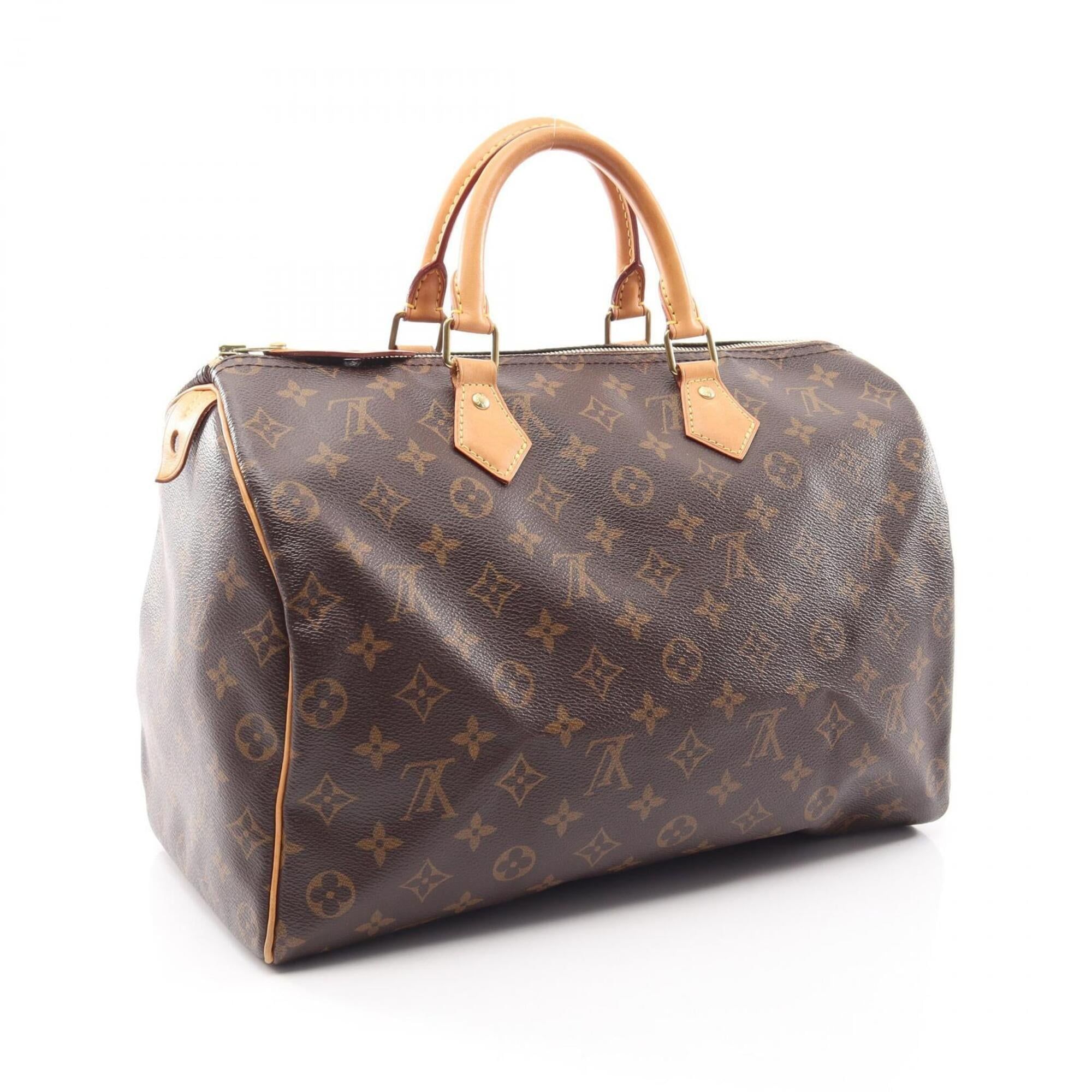 Coated Canvas Pvc Monogram Leather Handbag (Pre-Owned) - Louis Vuitton - Modalova
