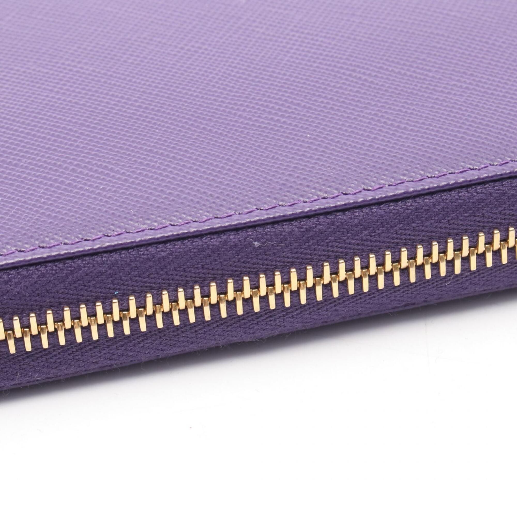 Leather Long Wallet (Bi-Fold) (Pre-Owned) - Prada - Modalova