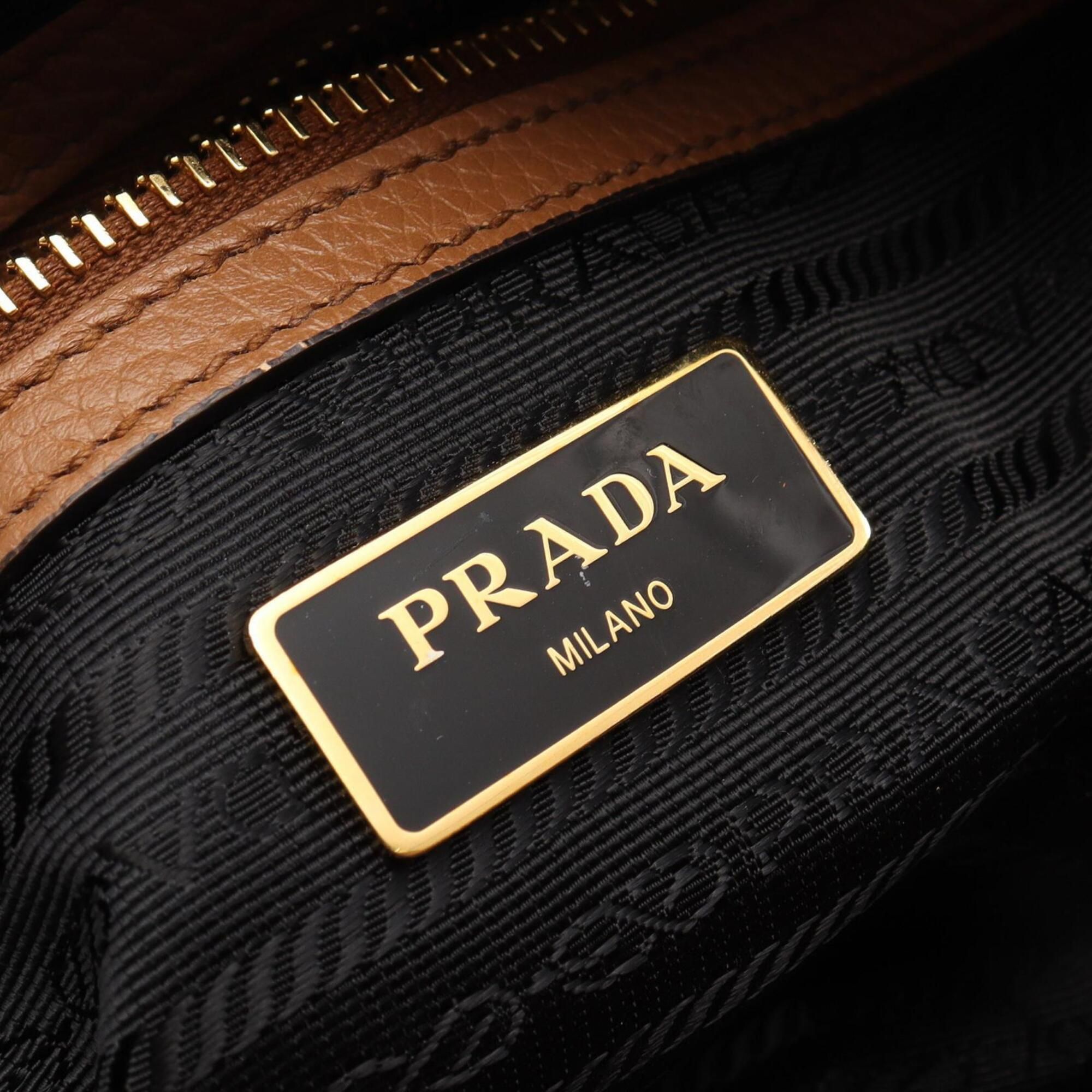 Leather Handbag (Pre-Owned) - Prada - Modalova