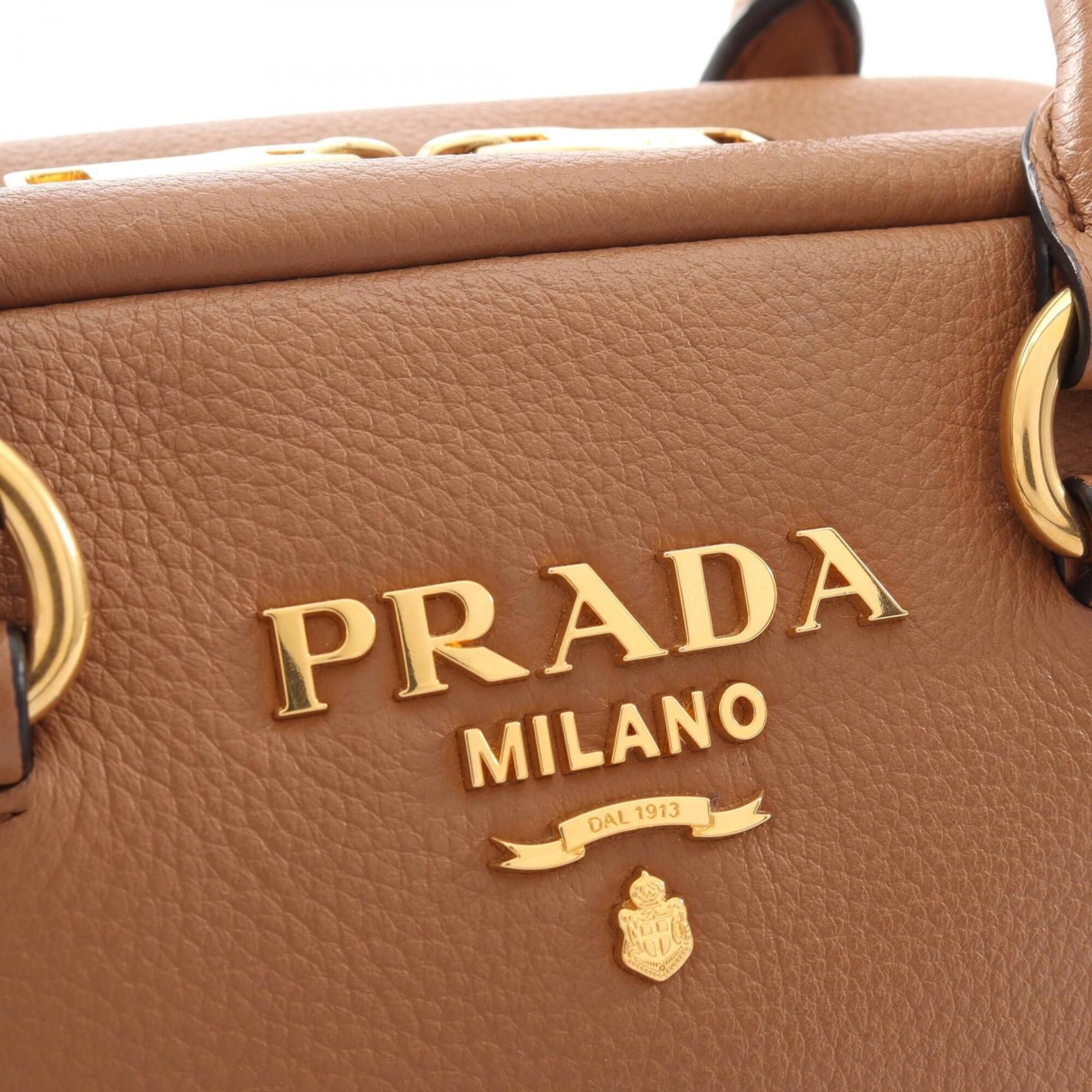 Leather Handbag (Pre-Owned) - Prada - Modalova