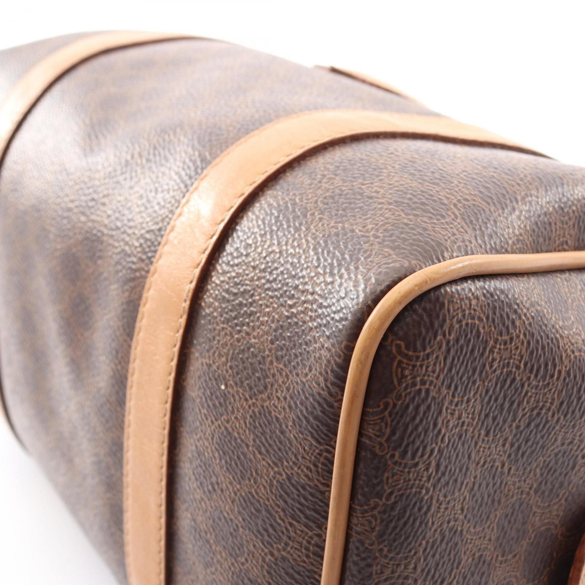 Coated Canvas Leather Boston Bag Handbag (Pre-Owned) - Celine - Modalova