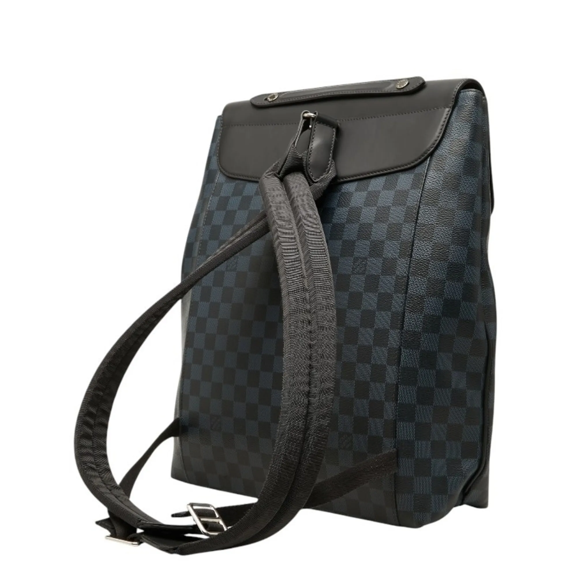 Damier Cobalt Pvc Leather Backpack (Pre-Owned) - Louis Vuitton - Modalova