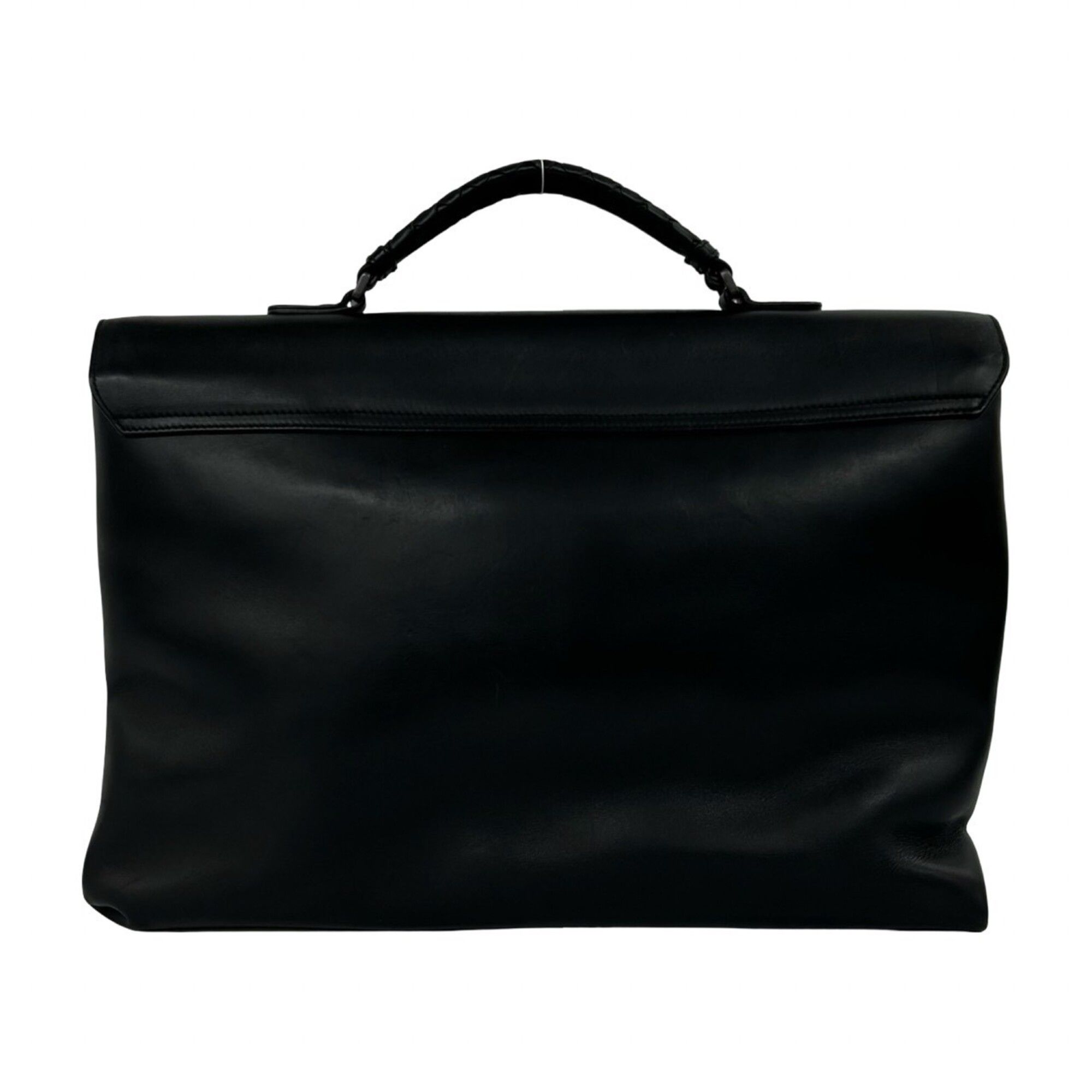 Leather Briefcase (Pre-Owned) - Bottega Veneta - Modalova