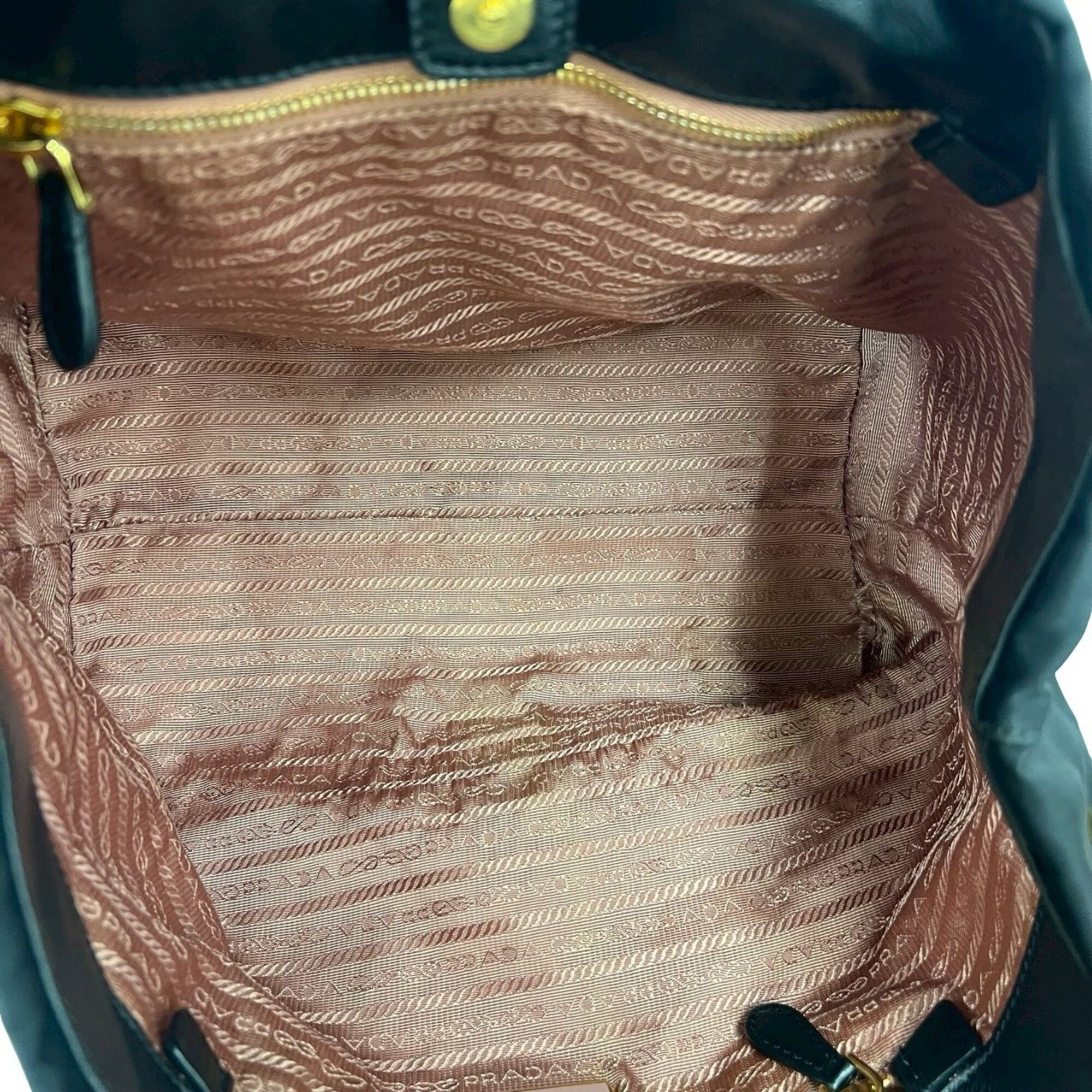Nylon Leather Handbag Tote Bag (Pre-Owned) - Prada - Modalova