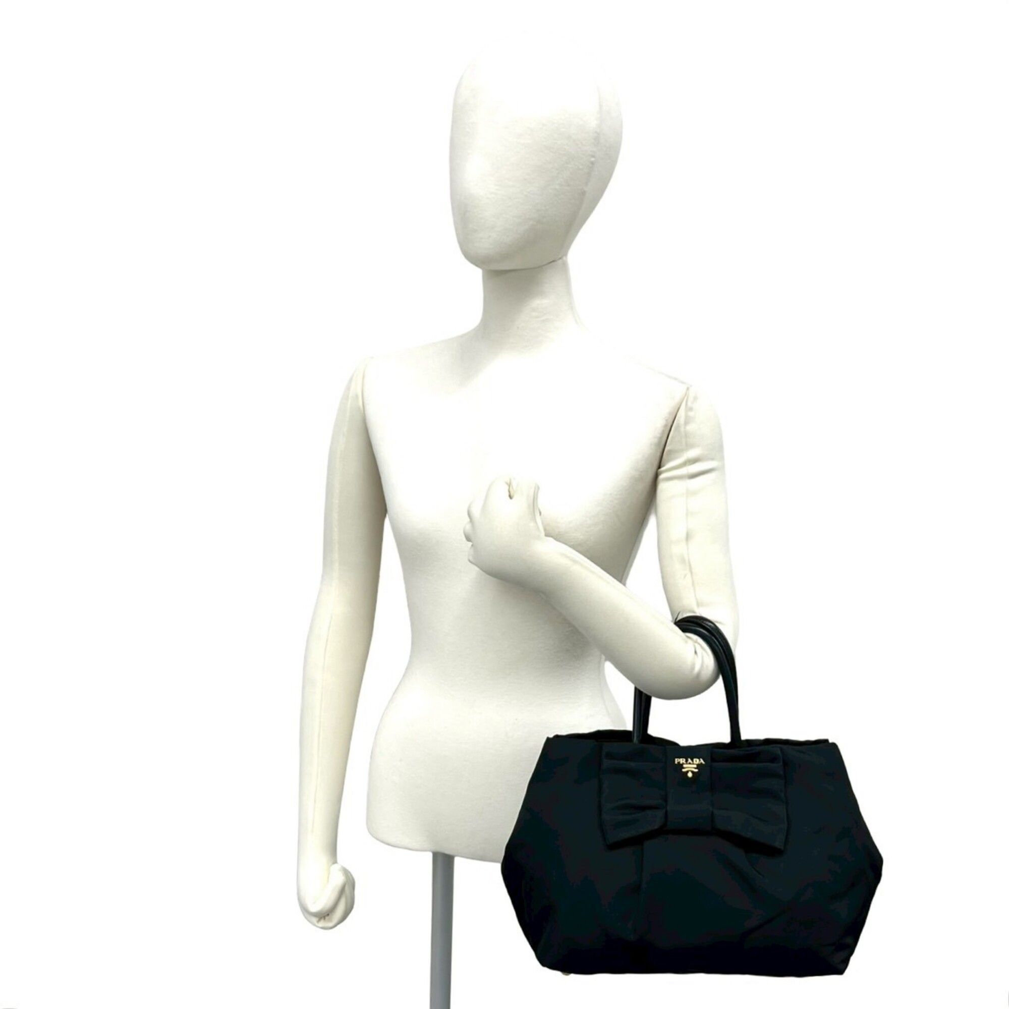 Nylon Leather Handbag Tote Bag (Pre-Owned) - Prada - Modalova