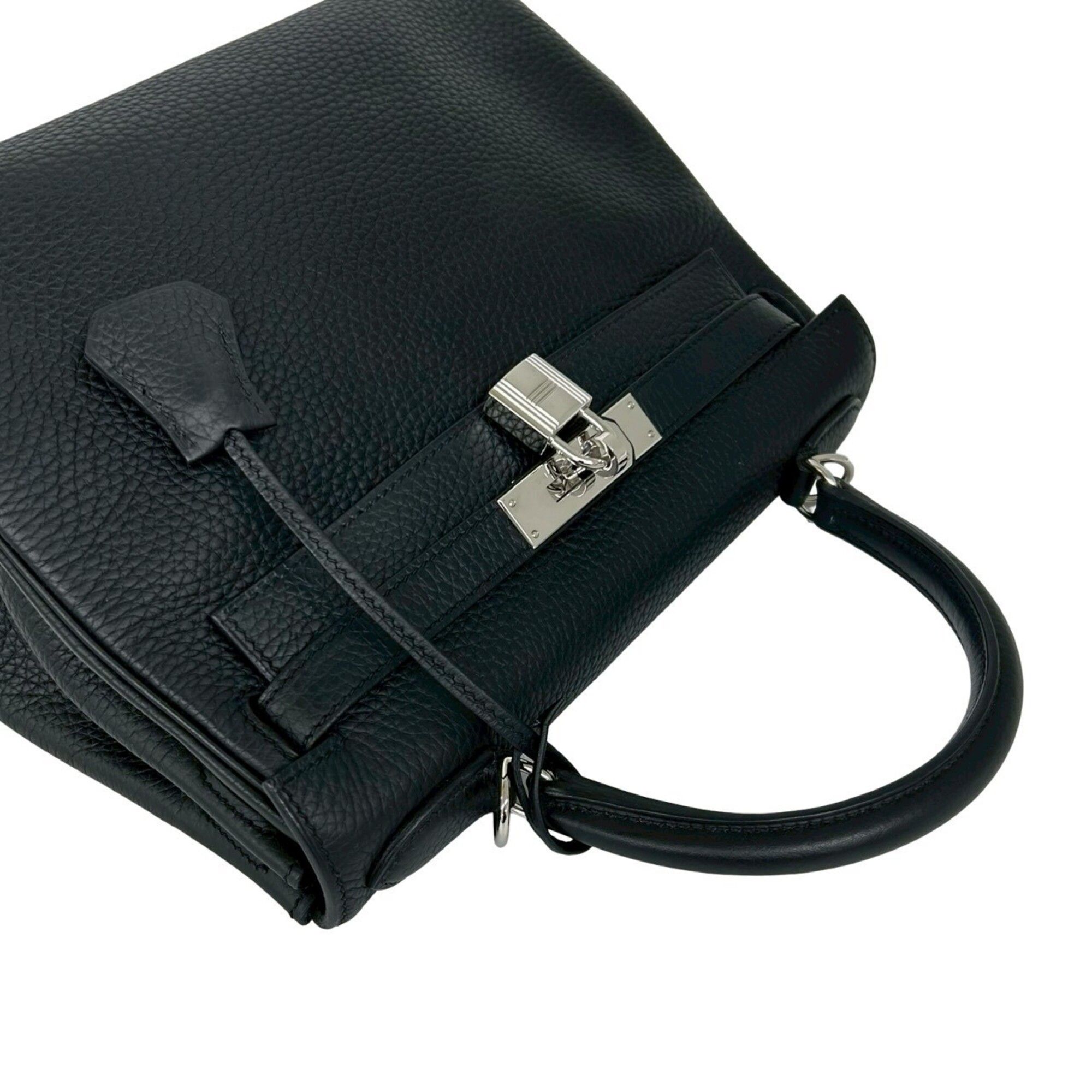 Taurillon Clemence Leather Handbag Shoulder Bag (Pre-Owned) - Hermes - Modalova