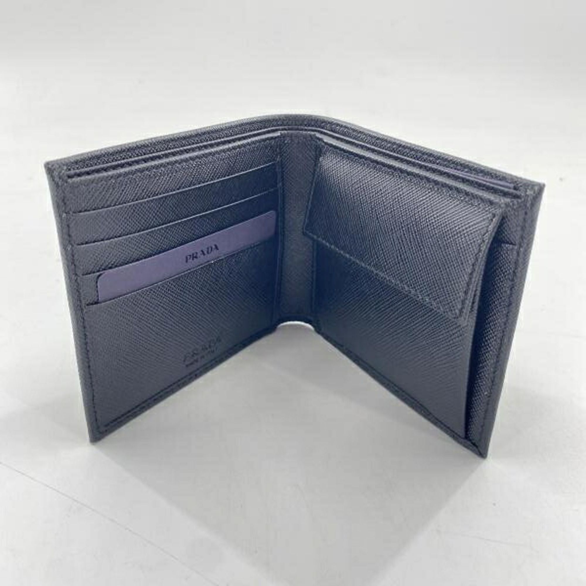 Leather Card Wallet (Pre-Owned) - Prada - Modalova