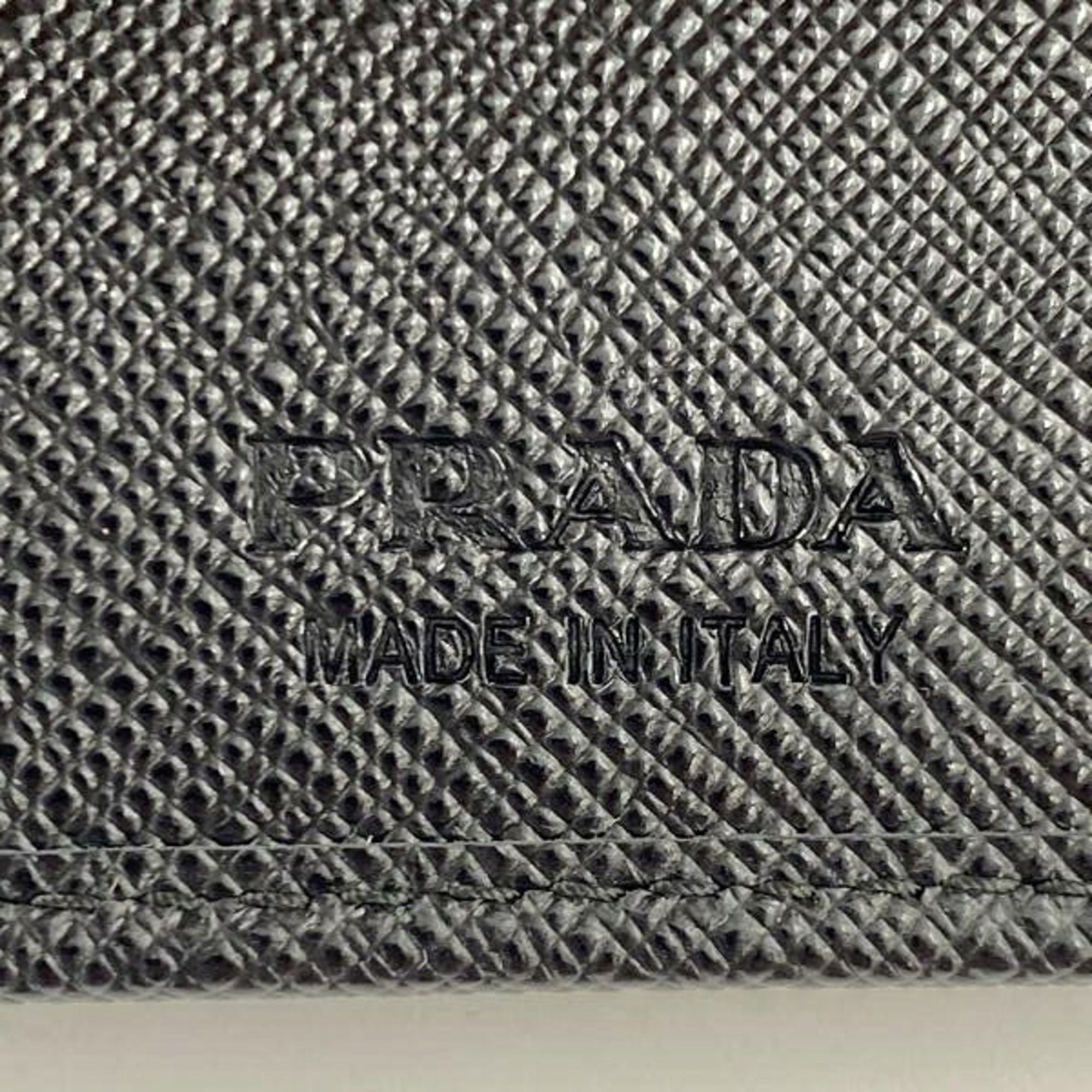 Leather Card Wallet (Pre-Owned) - Prada - Modalova