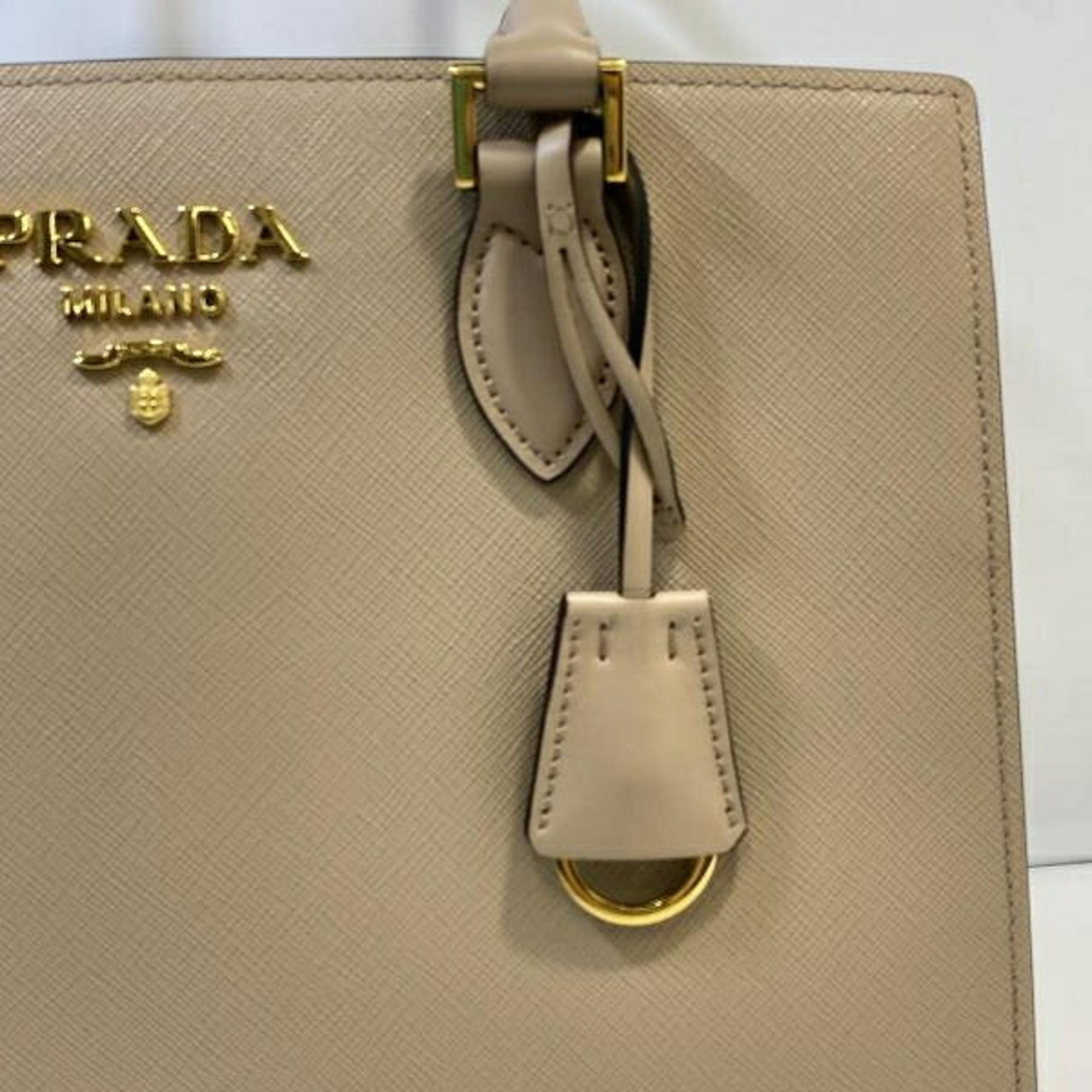 Prada Beige Tote Bag (Pre-Owned) - Prada - Modalova