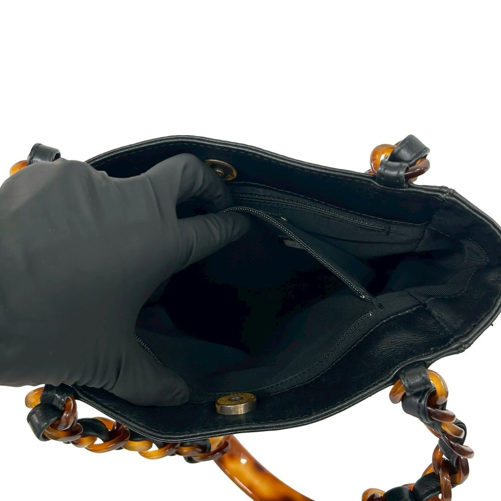 Leather Plastic Handbag (Pre-Owned) - Chanel - Modalova