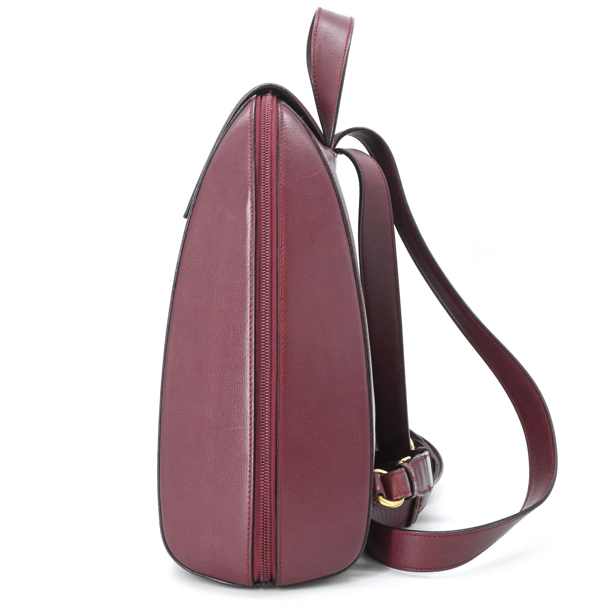 Leather Backpack (Pre-Owned) - Cartier - Modalova