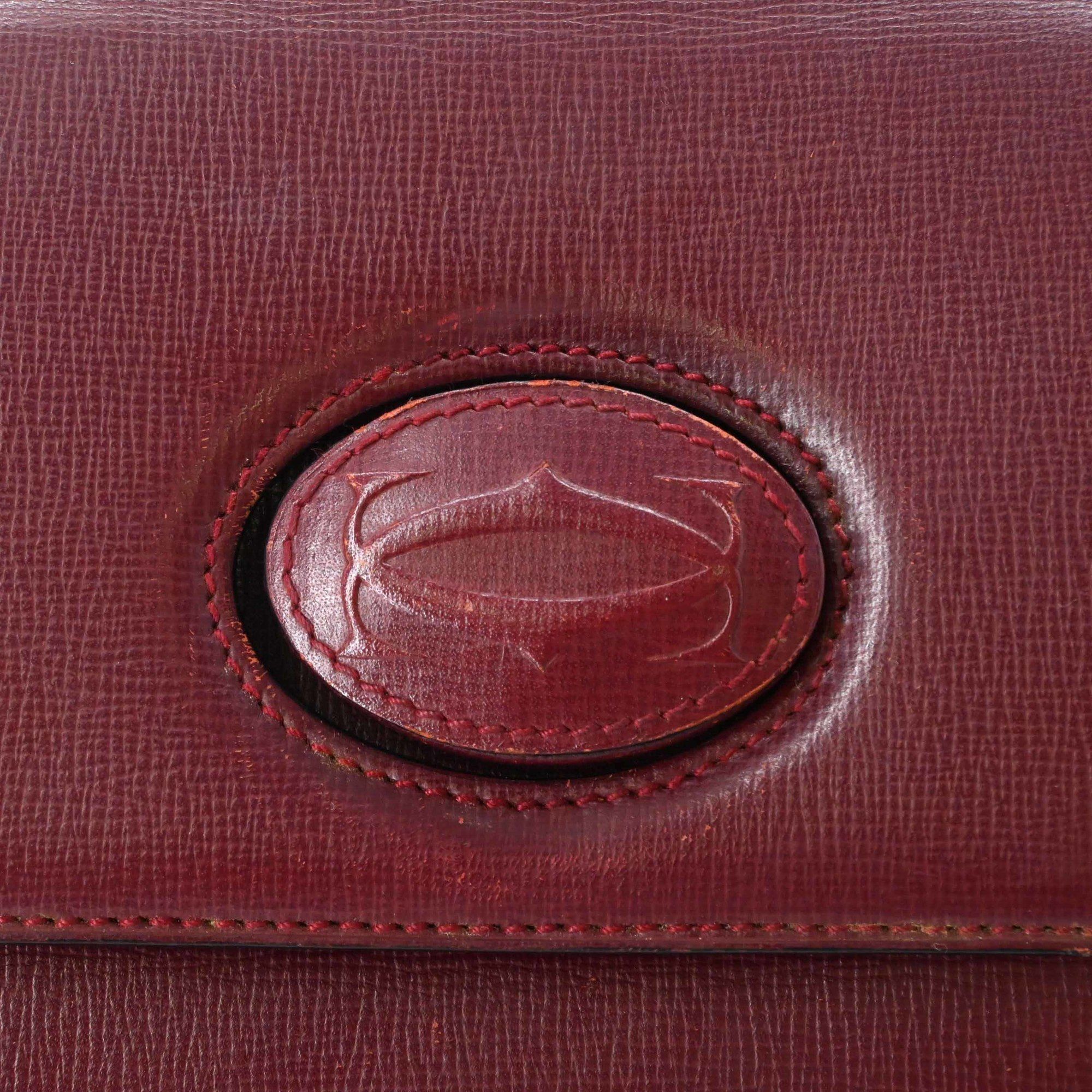 Leather Backpack (Pre-Owned) - Cartier - Modalova